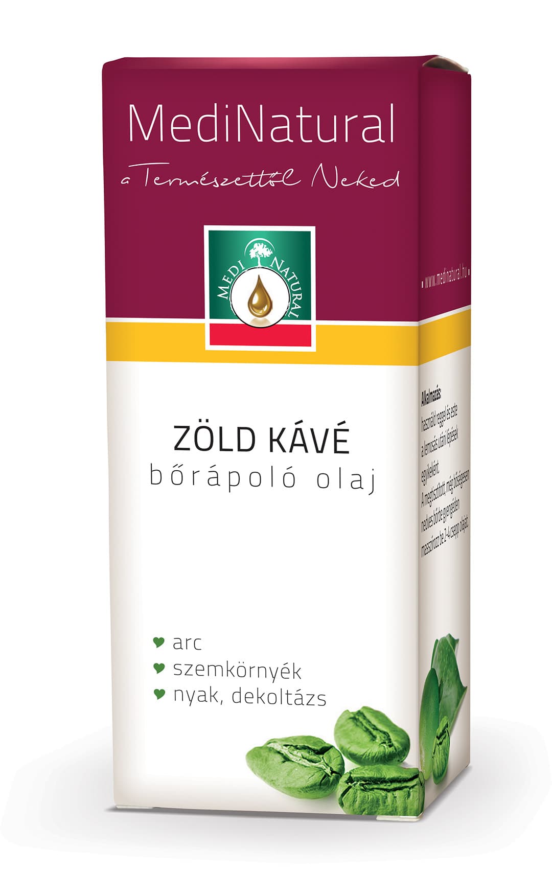 Medinatural Zelená káva olej na očné okolie 20 ml - 81232