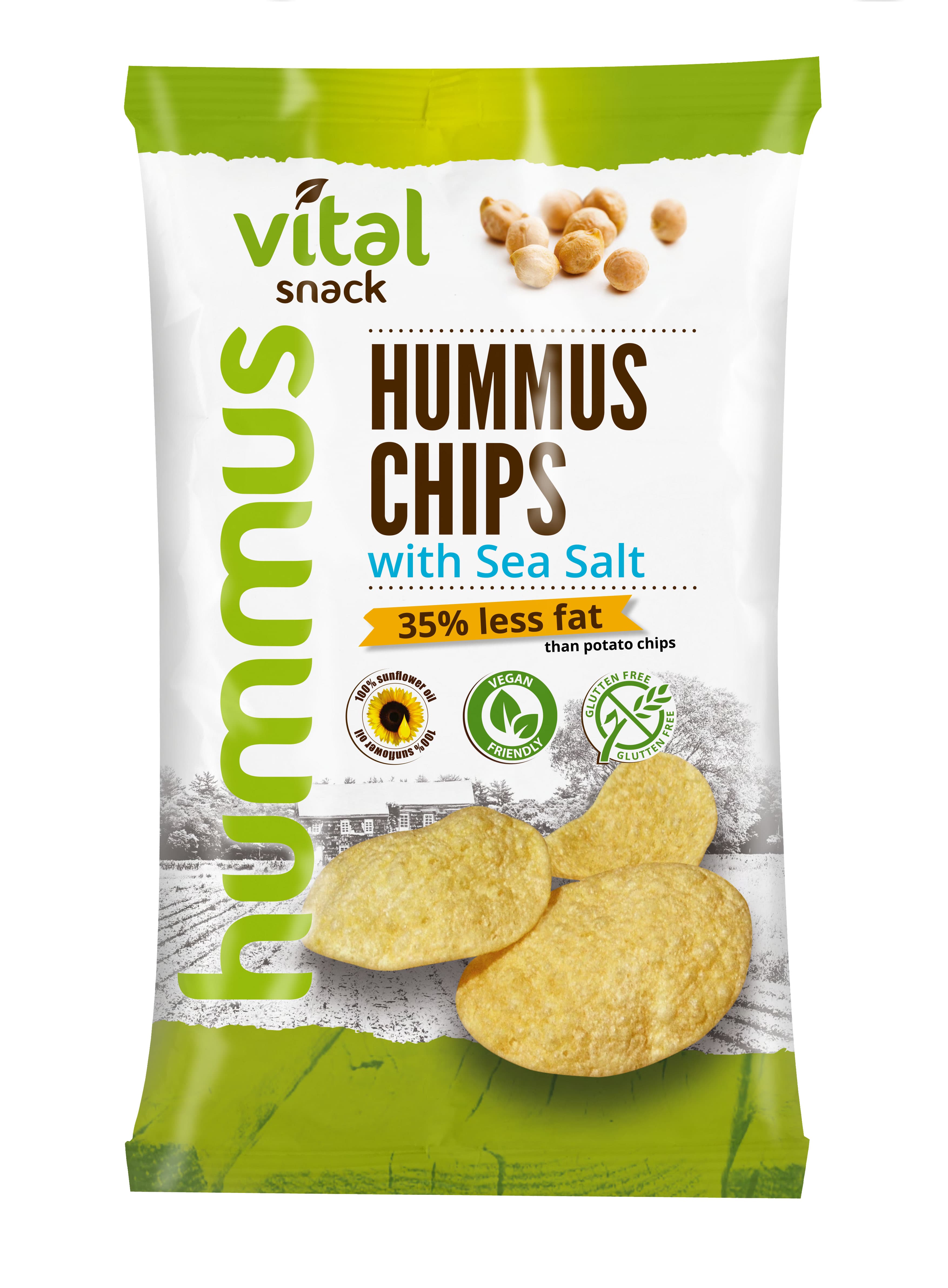 Vital Snack pečené cícerové lupienky s morskou soľou 65 g
