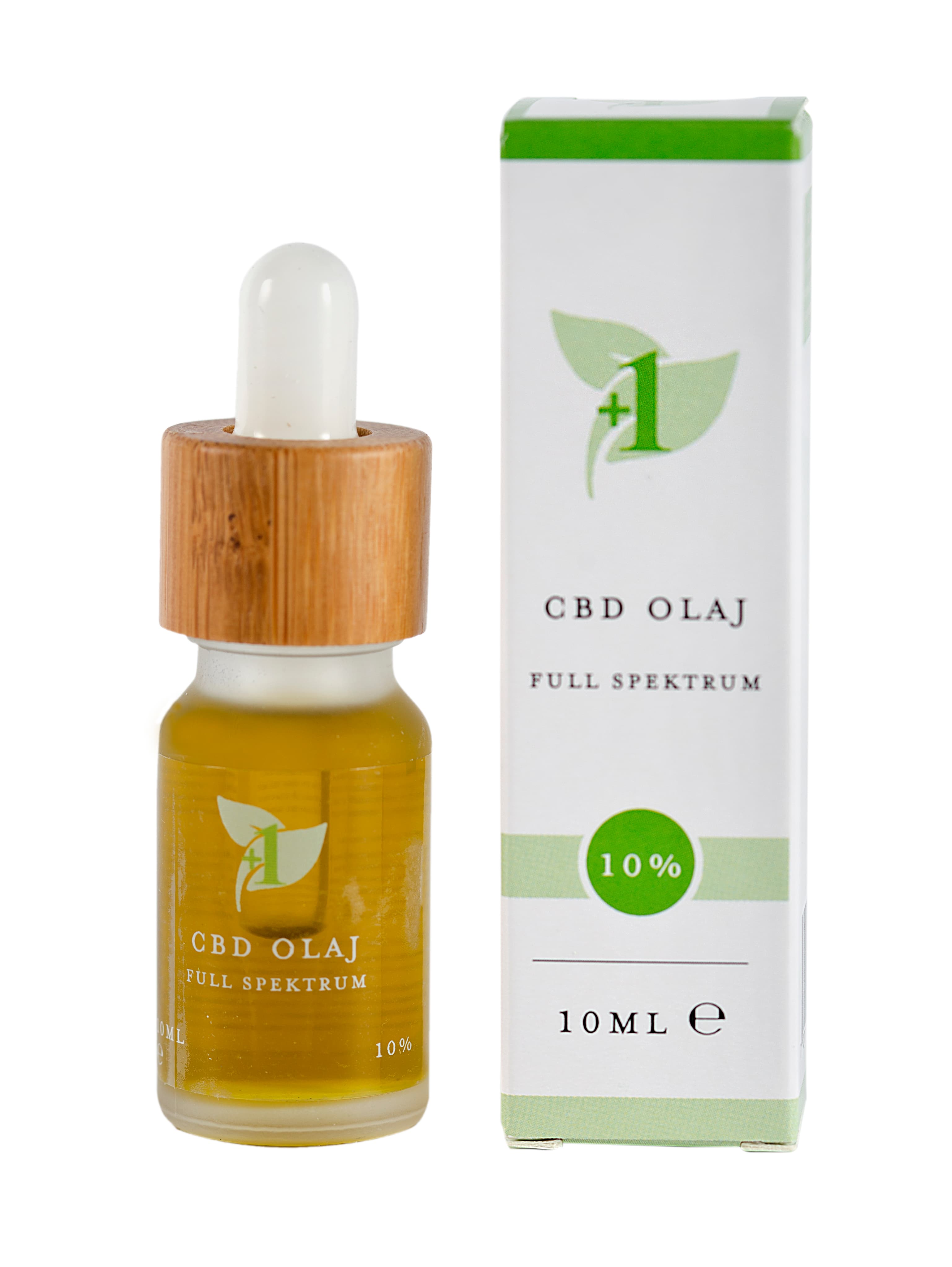 +1 CBD olej 10% 1000mg 10 ml