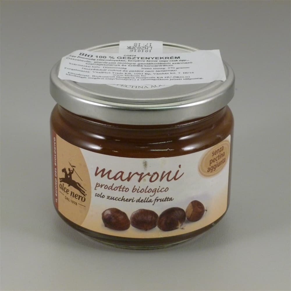 Alce Nero Bio gaštanový krém 270 g