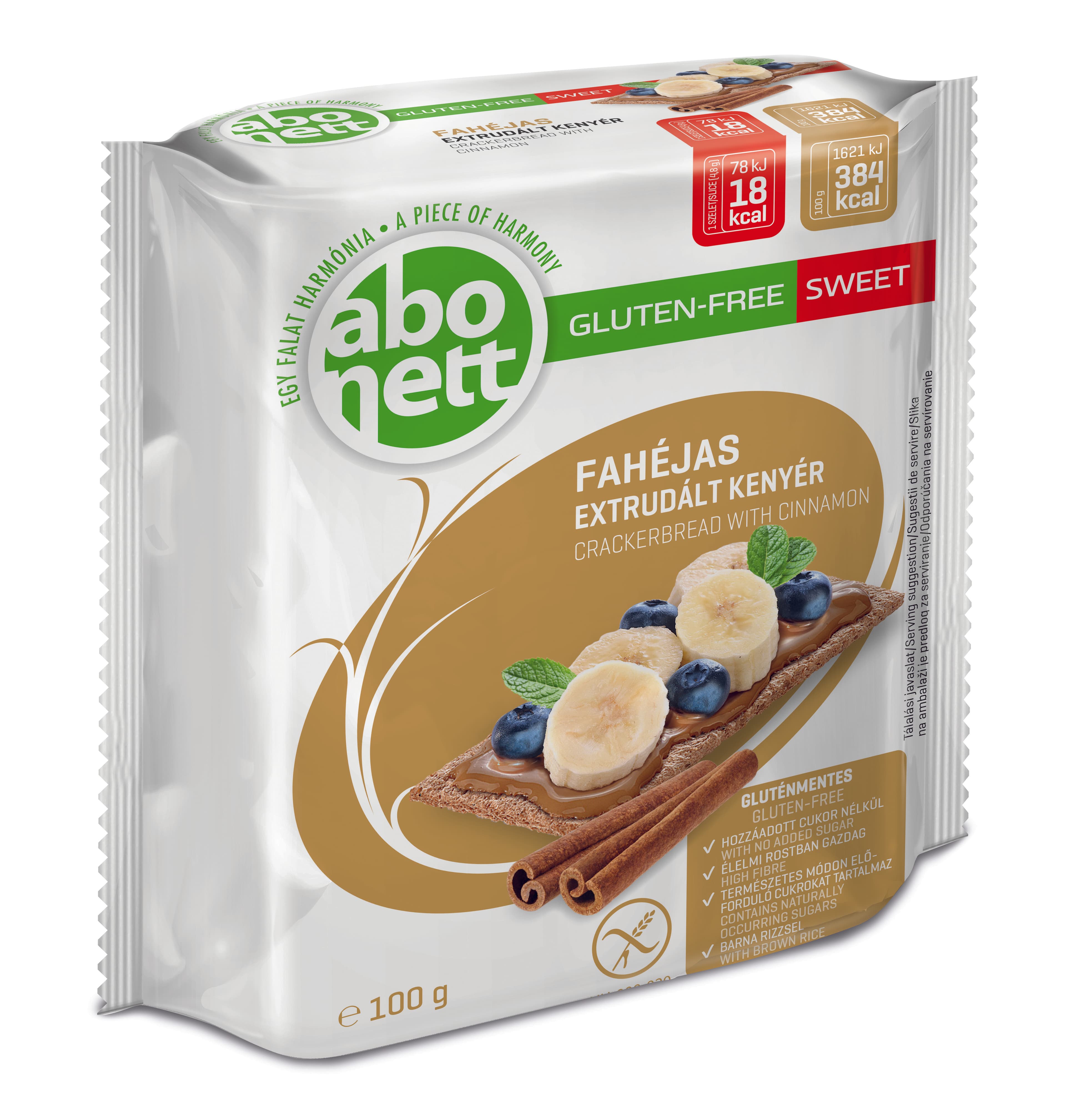 Abonett extrudovaný chlieb so škoricovou príchuťou 100 g