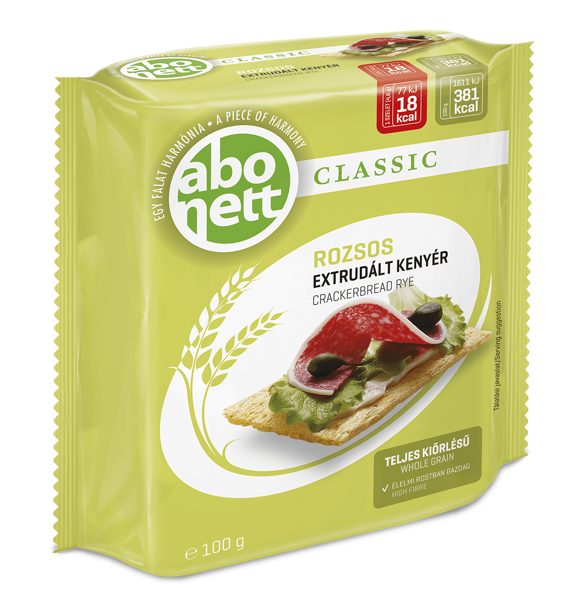 Abonett Ražný chlieb extrudovaný 100 g