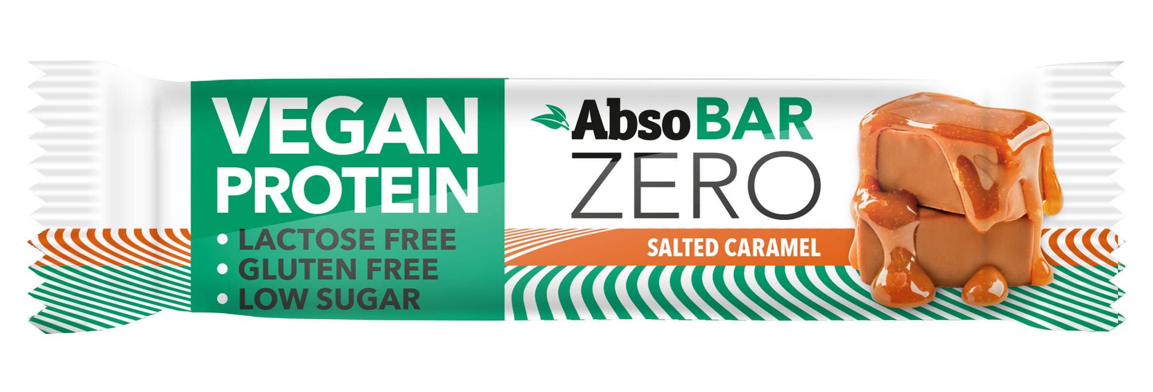AbsoBar Zero Vegánsky Proteínový Tyčinka Slaný Karamela 40 g