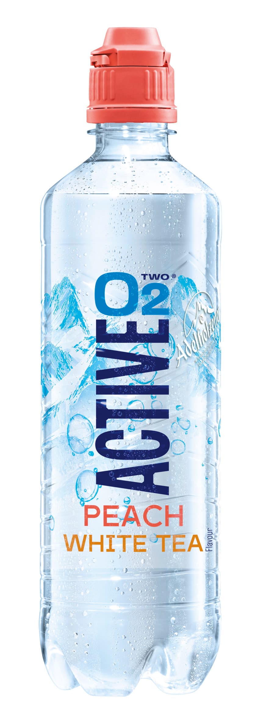 Active O2 biely čaj s príchuťou broskyne 500 ml