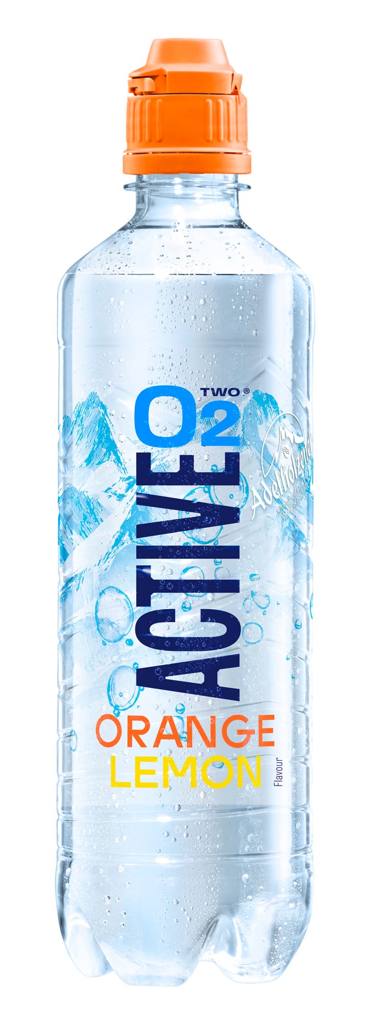Active 02 Osviežujúca voda s príchuťou pomaranča a citróna 500 ml