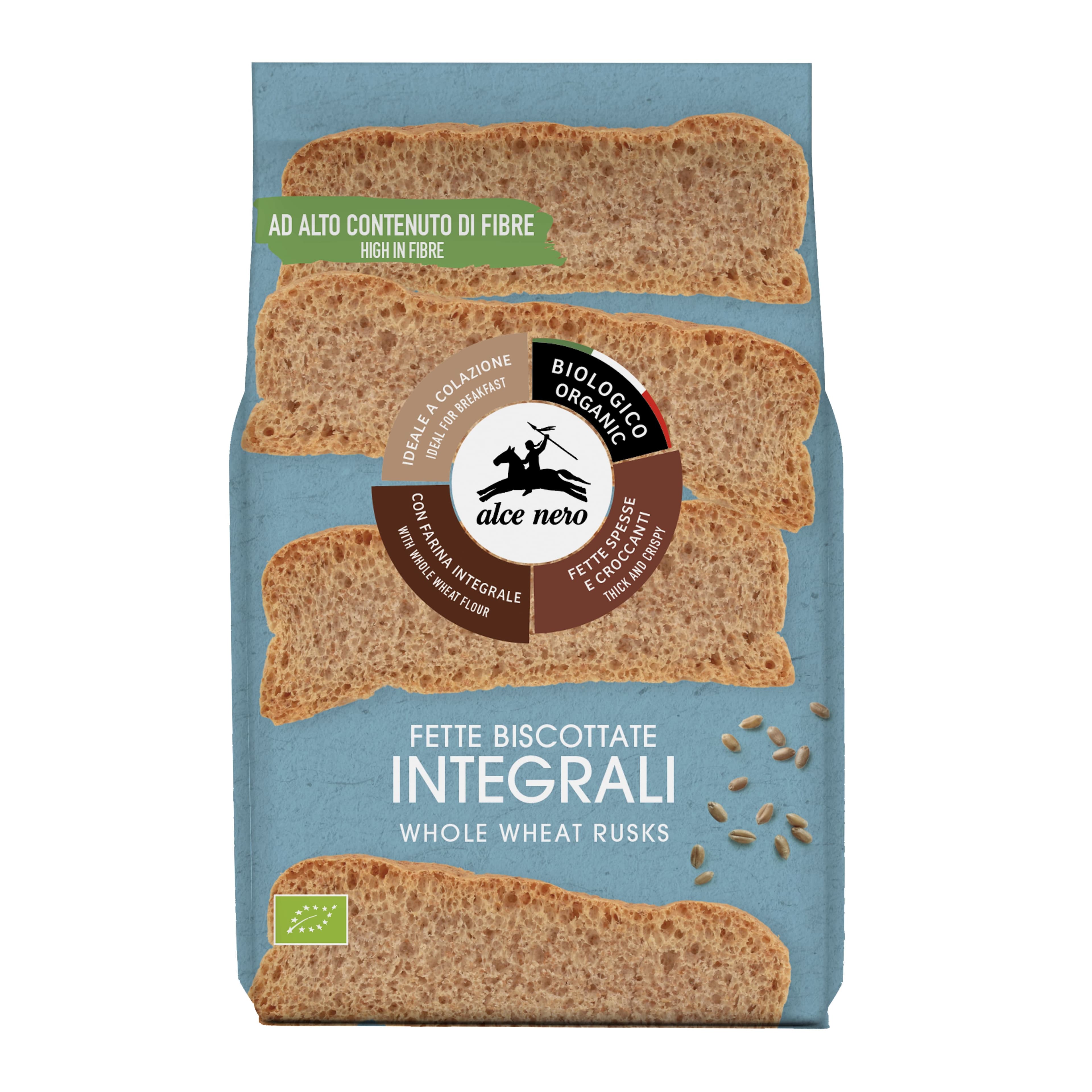 Alce Nero bio celozrnný krekry 120 g