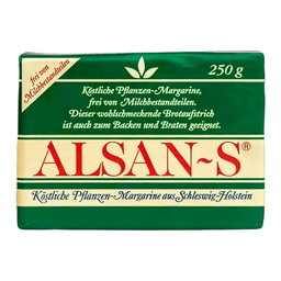 Alsan-S rastlinný margarín /zelený/ 250 g thumbnail 2