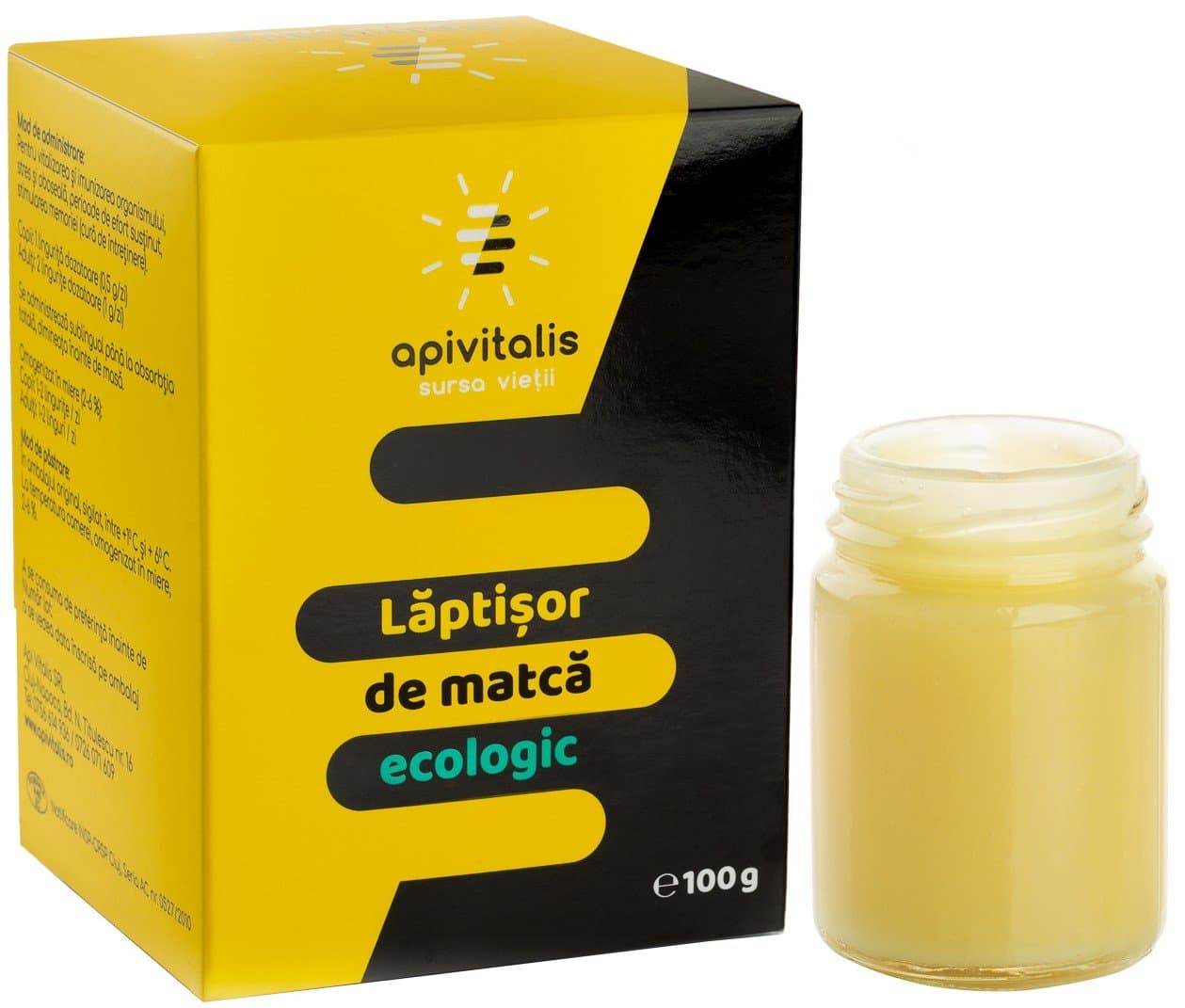 Apivitalis bio čistý čerstvý materský puding 100 g