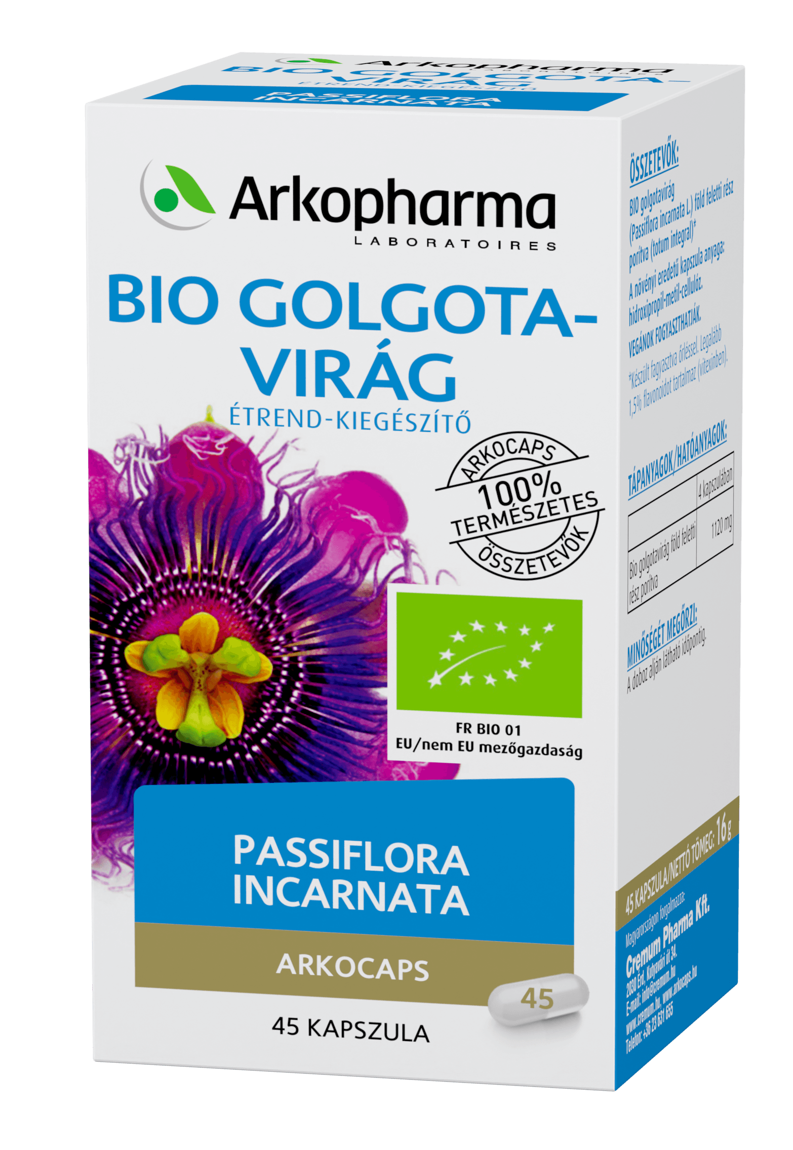 Arkocaps bio mučenka kapsula 45 ks