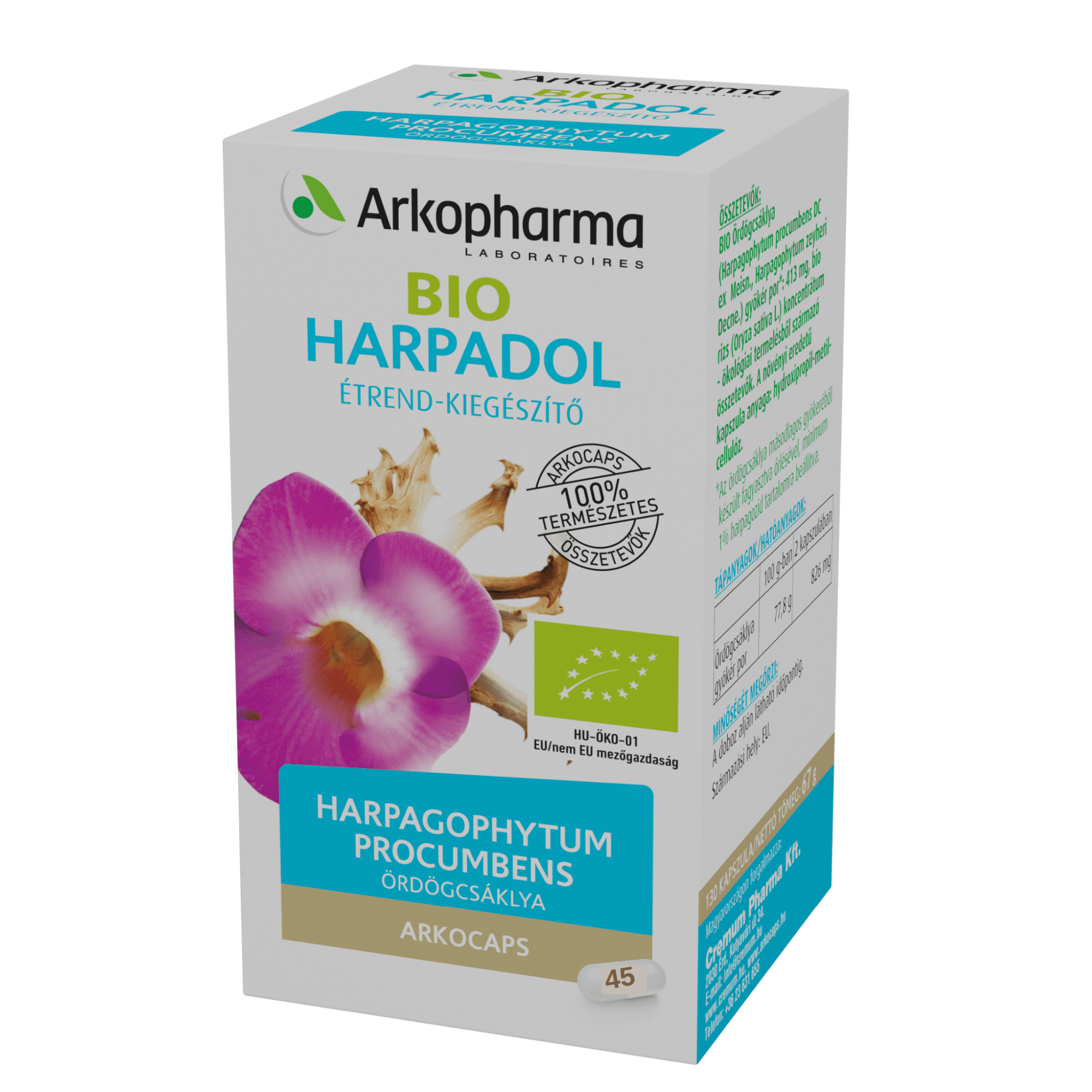 Arkocaps bio harpadol kapsula 45 ks