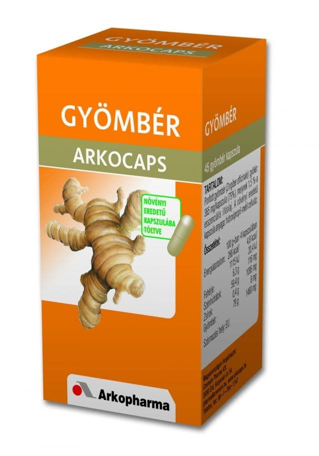 Arkocaps zázvorové kapsuly 40 kusov
