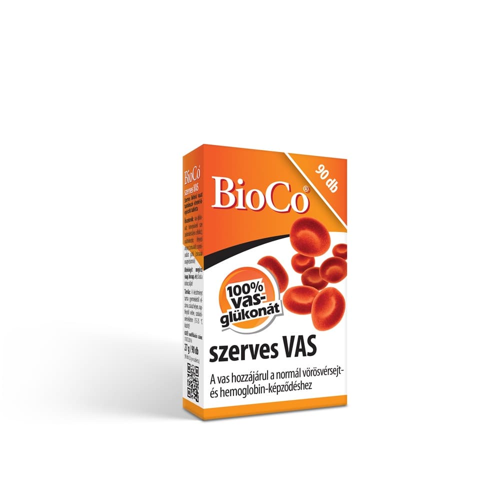 Bioco organická železná kapsula 90 ks