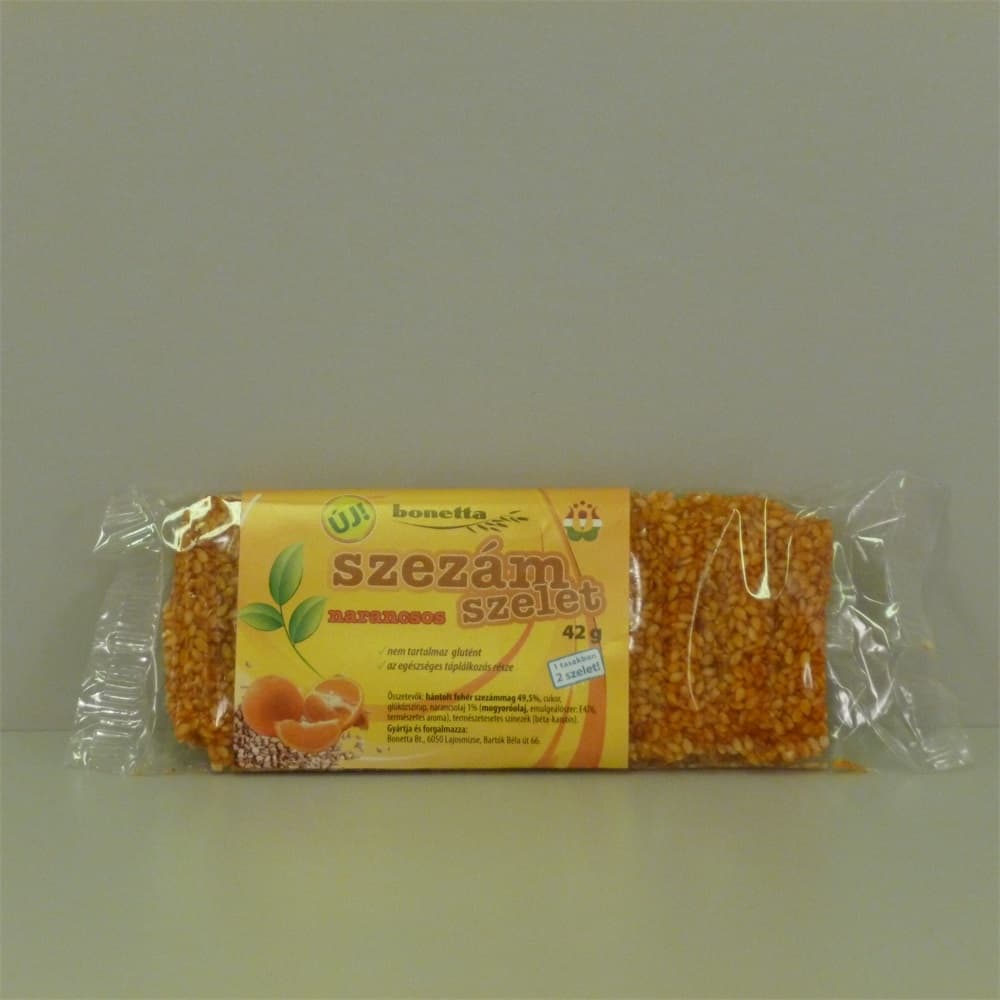 Bonetta sezamová tyčinka pomarančová 42 g