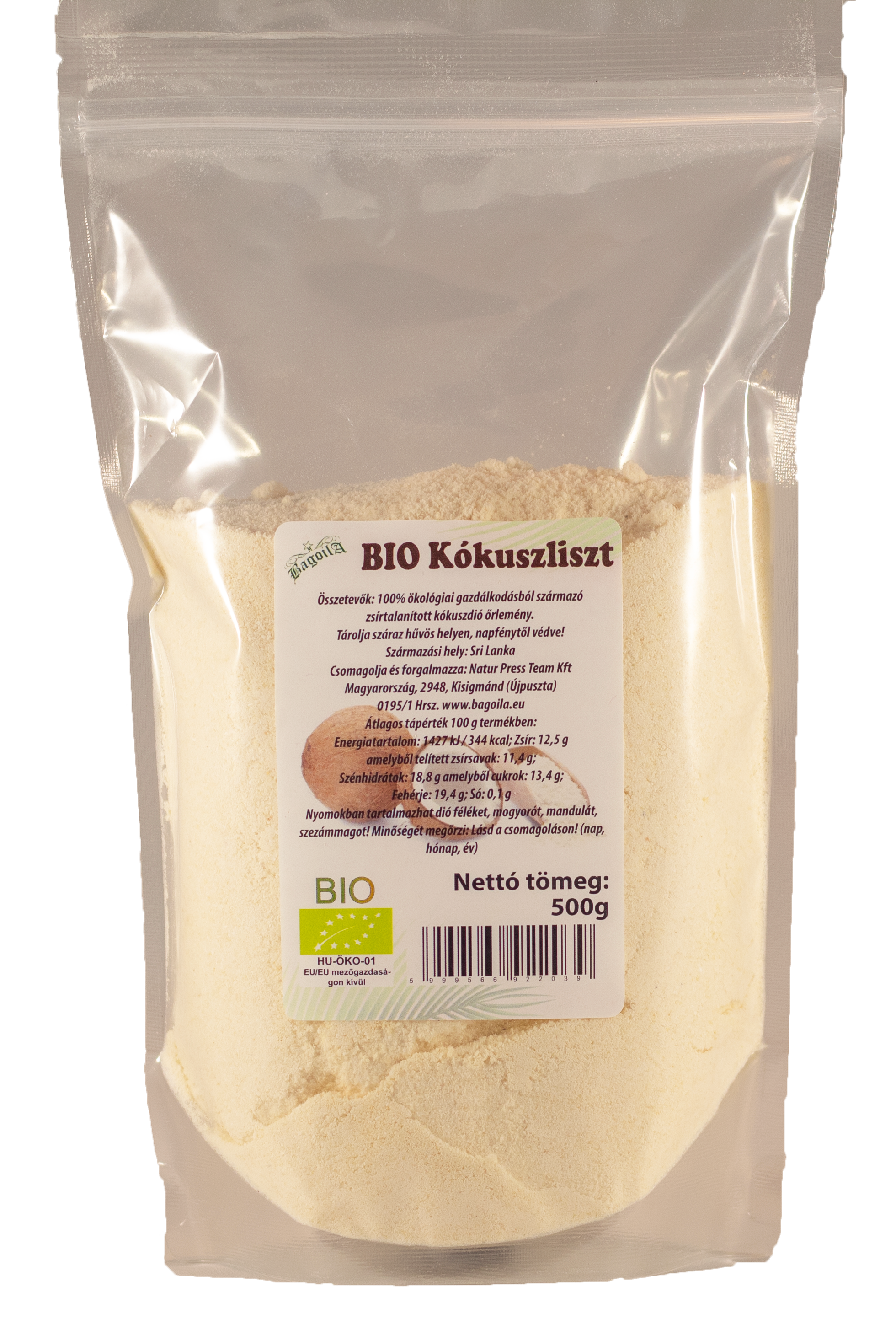 Bagoila bio kokosová múka 500 g