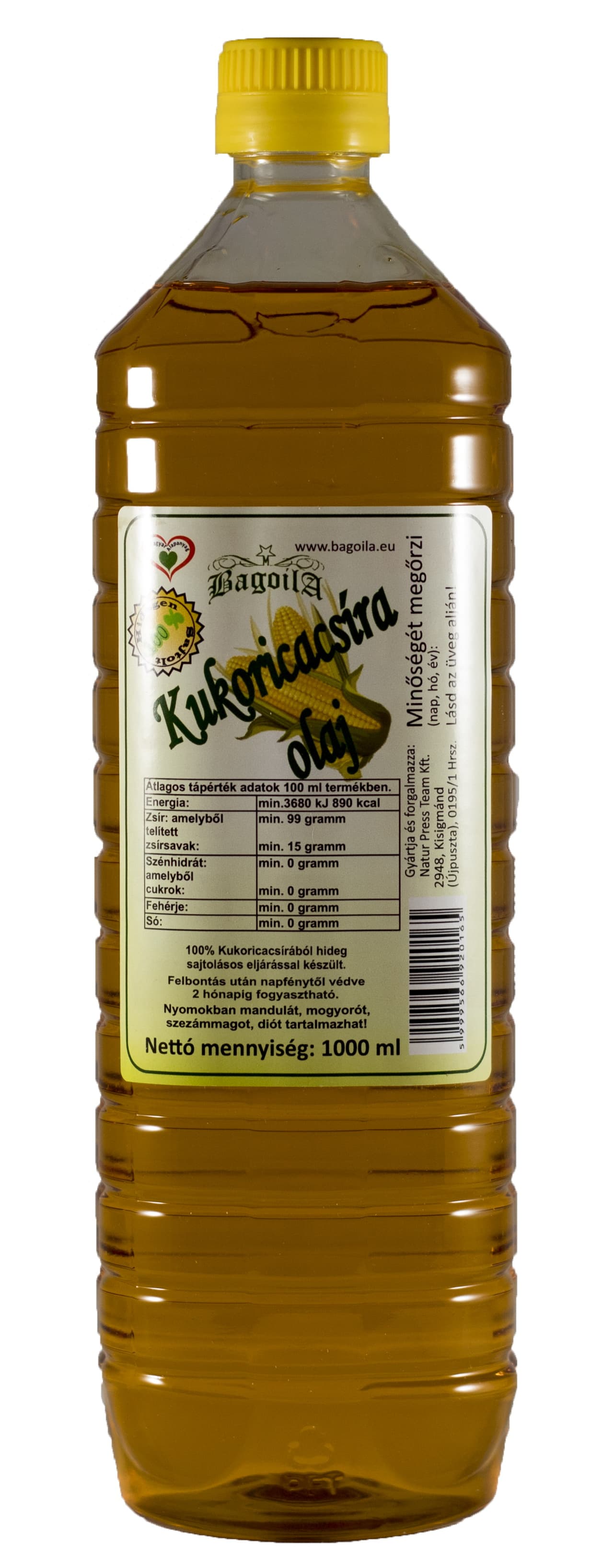 Bagoila kukuričná klíčková olej 1000 ml