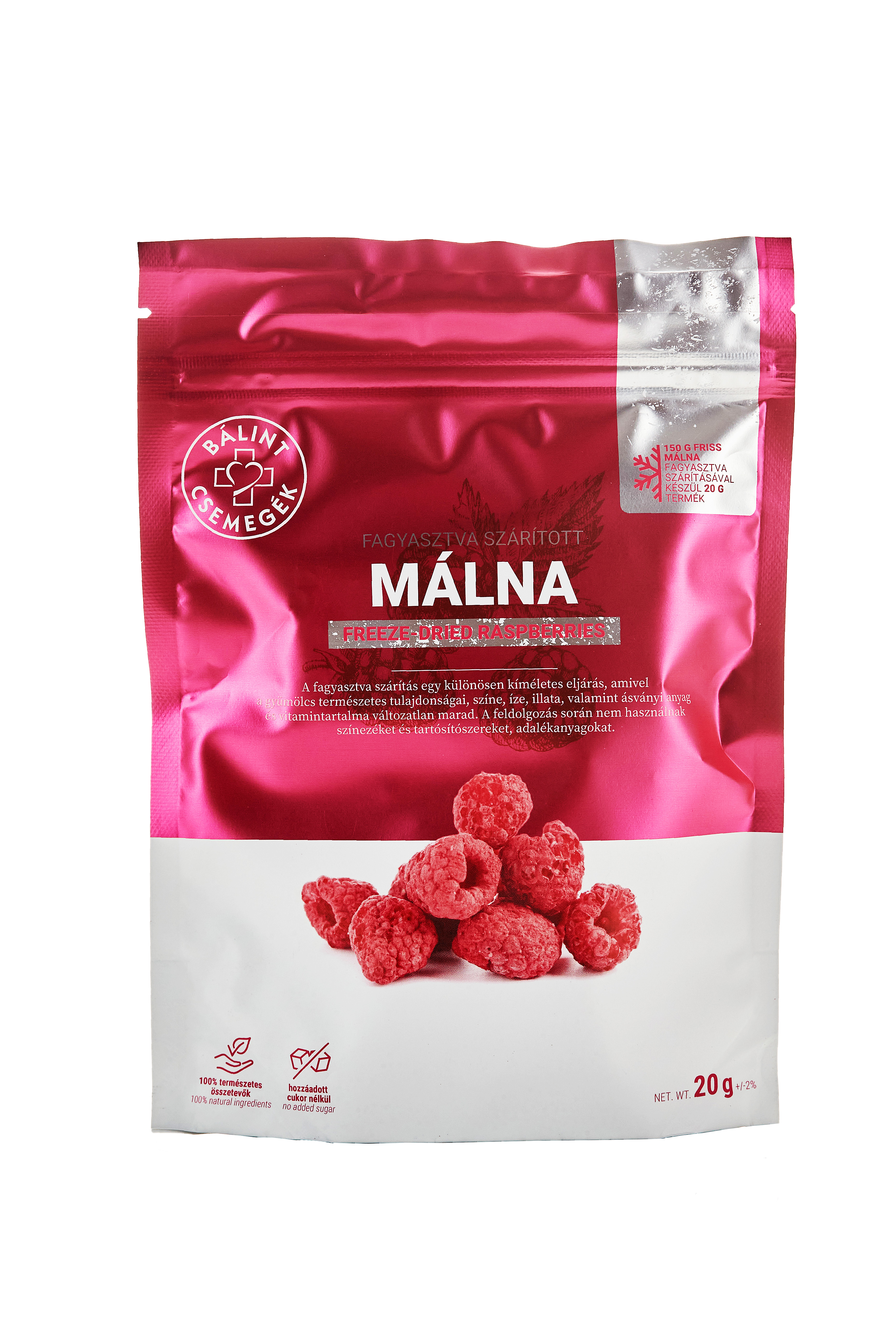 Bálint mrazené sušenej maliny 20 g