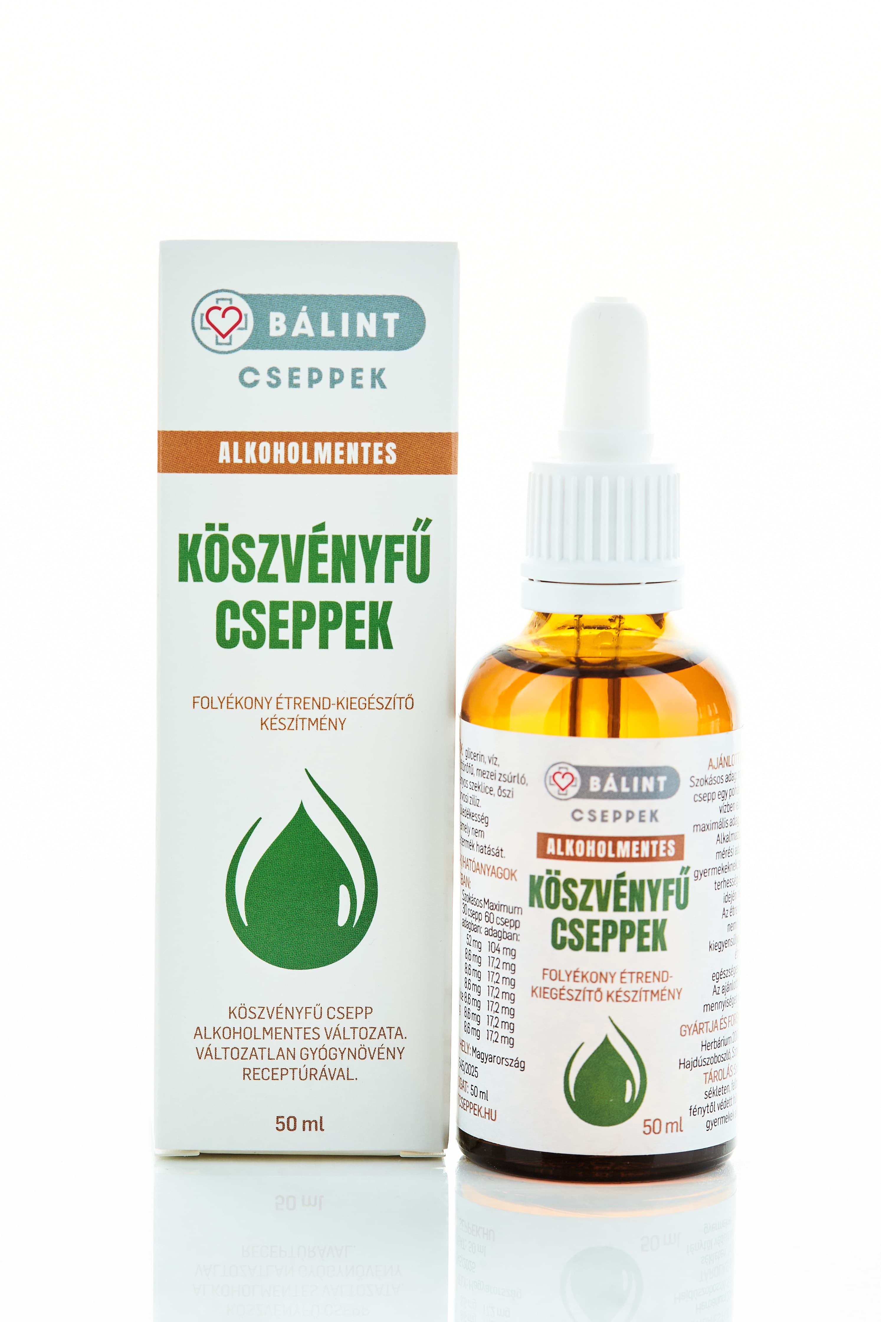 Bálint kvapky bez alkoholu na dnu 50 ml