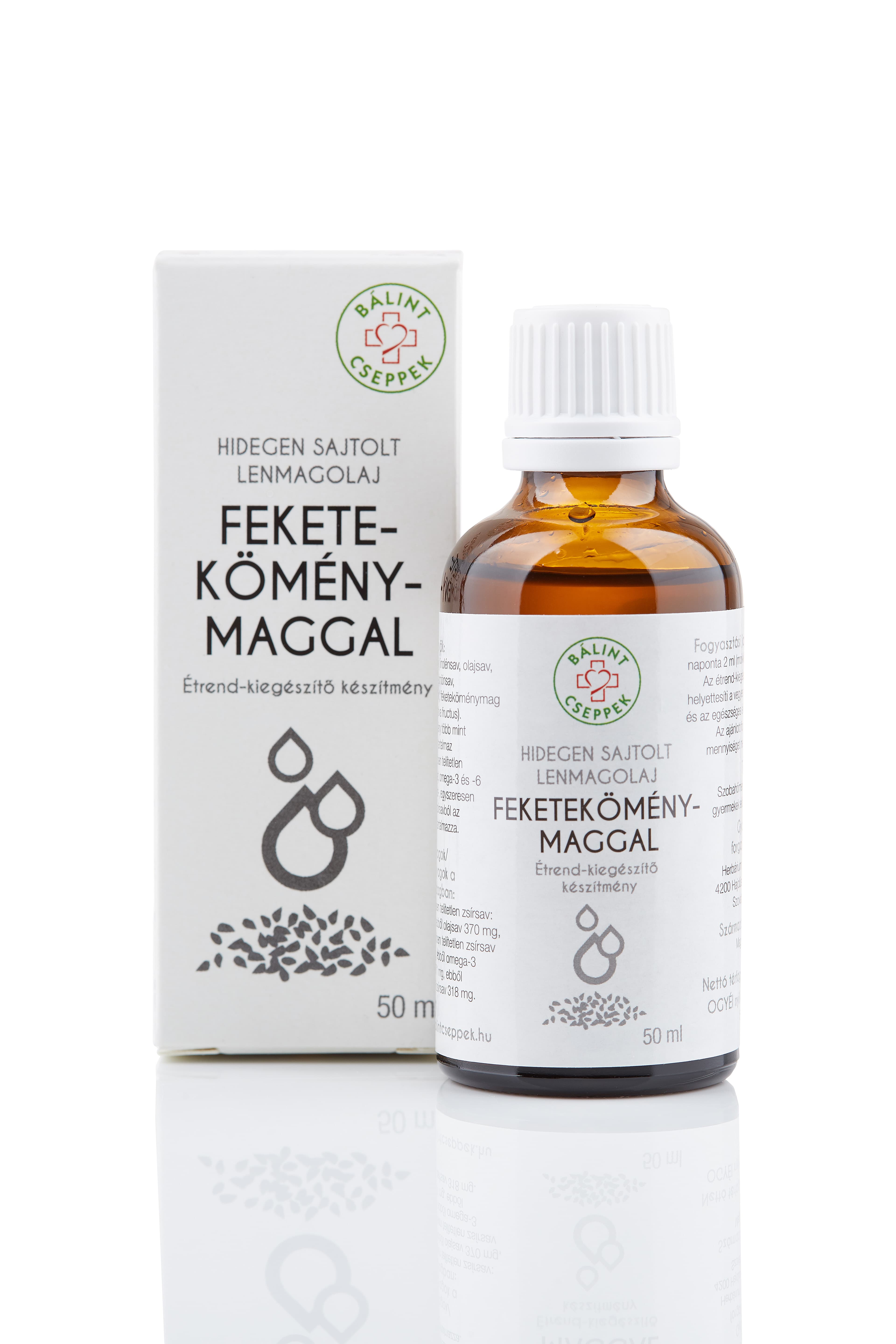 Bálint čierny kmínový olej s ľanovým olejom 50 ml
