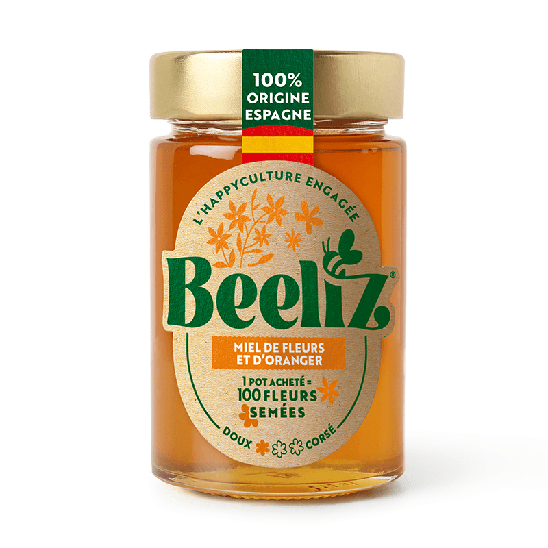 Beeliz pomarančový a kvetový med 250 g