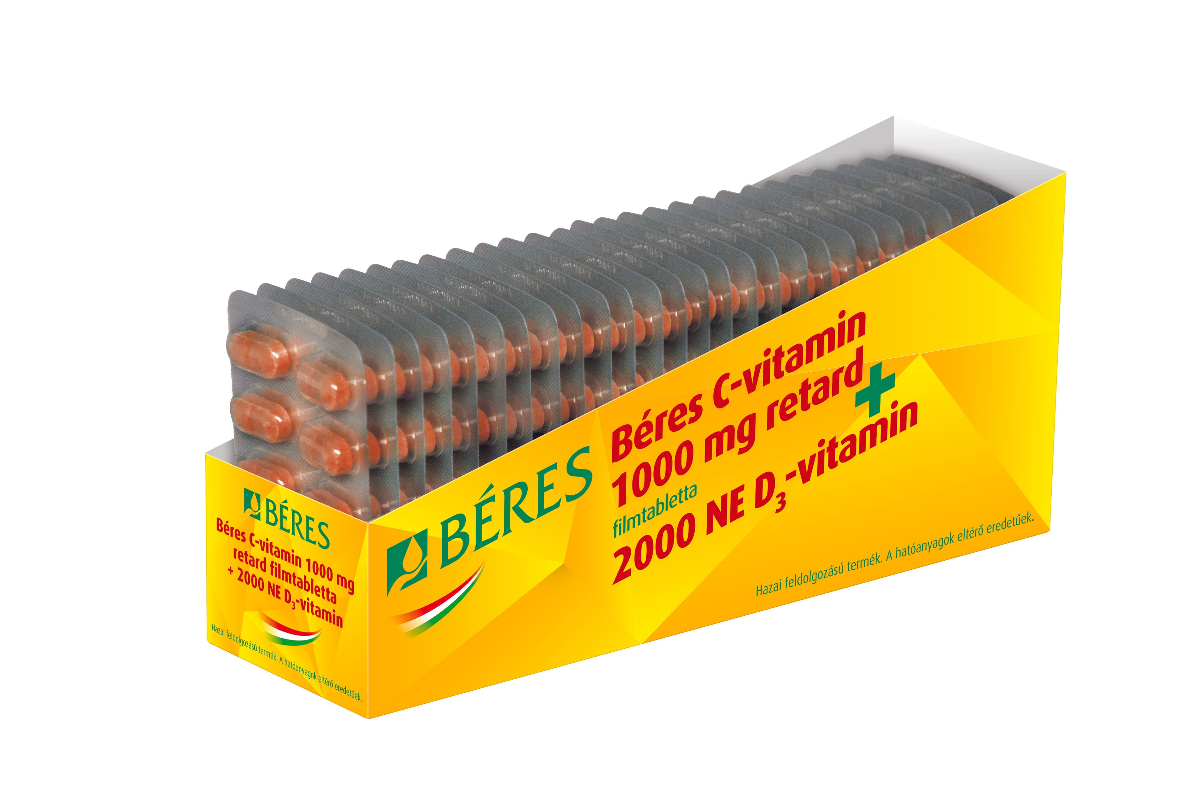 Béres c1000mg+d2000ne vitamínová filmová tableta 10 ks