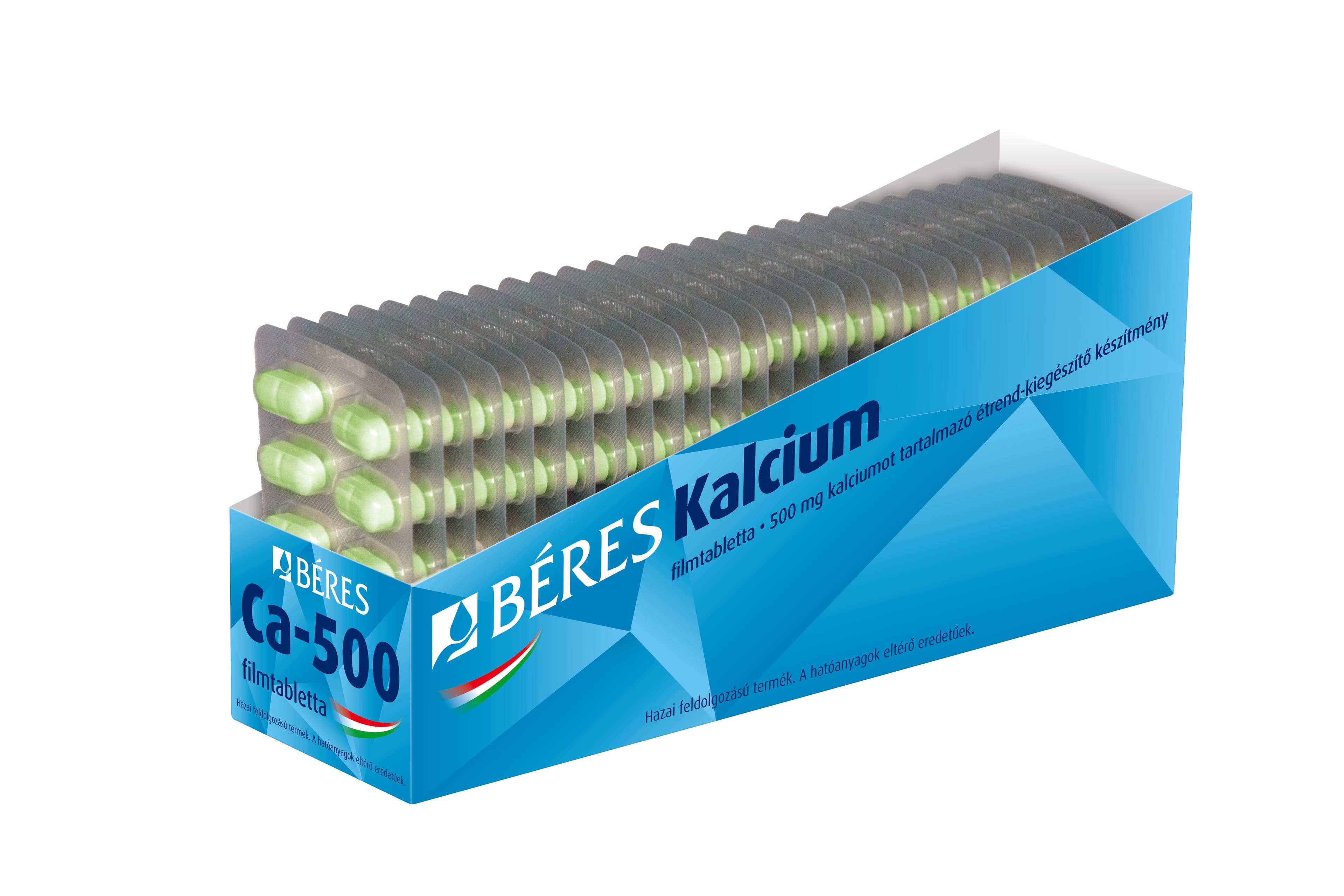 Béres kalcium 500mg filmová tableta 10 ks