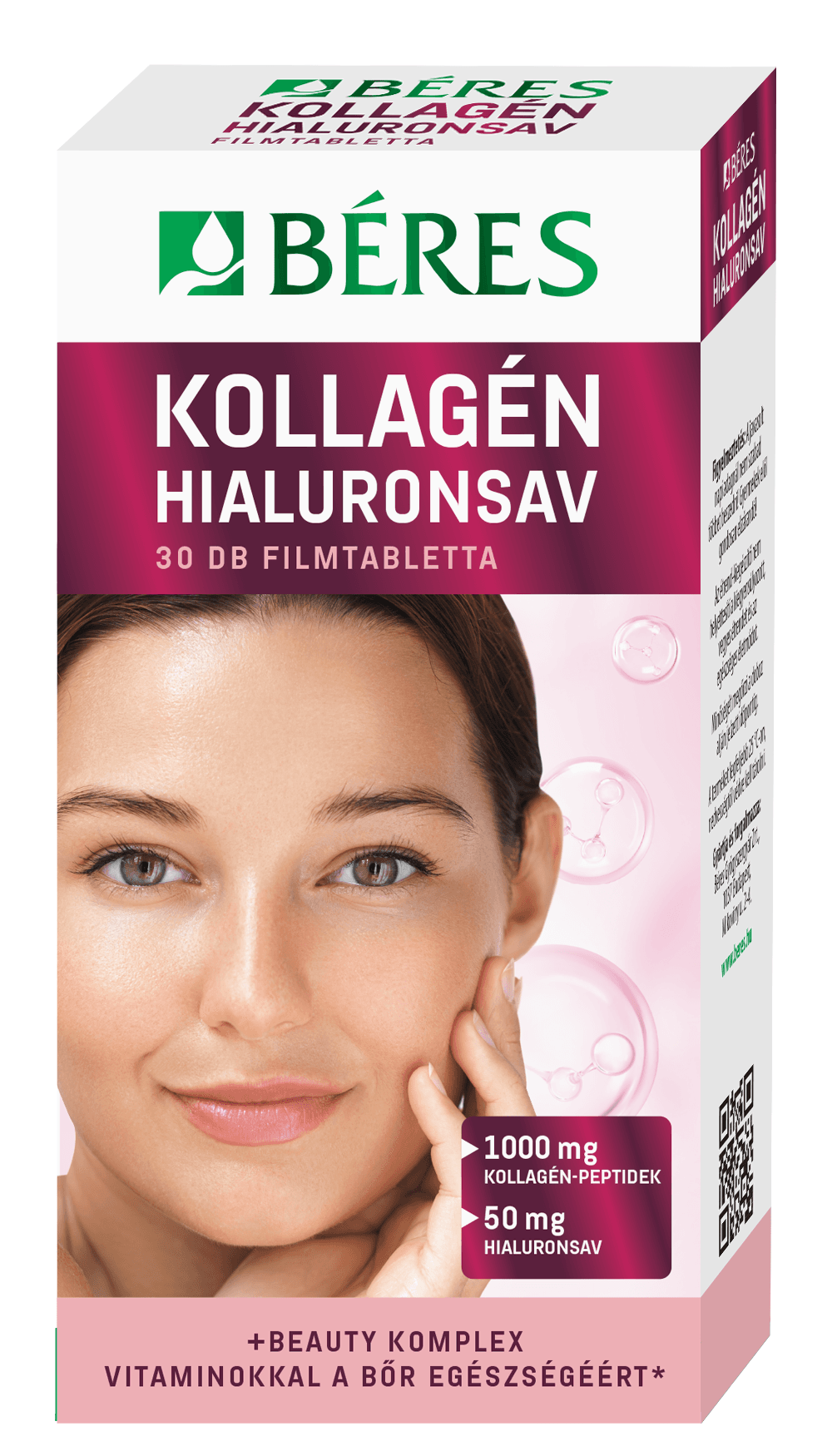Béres kolagén-hyalurónová kyselina filmová tableta 30 ks