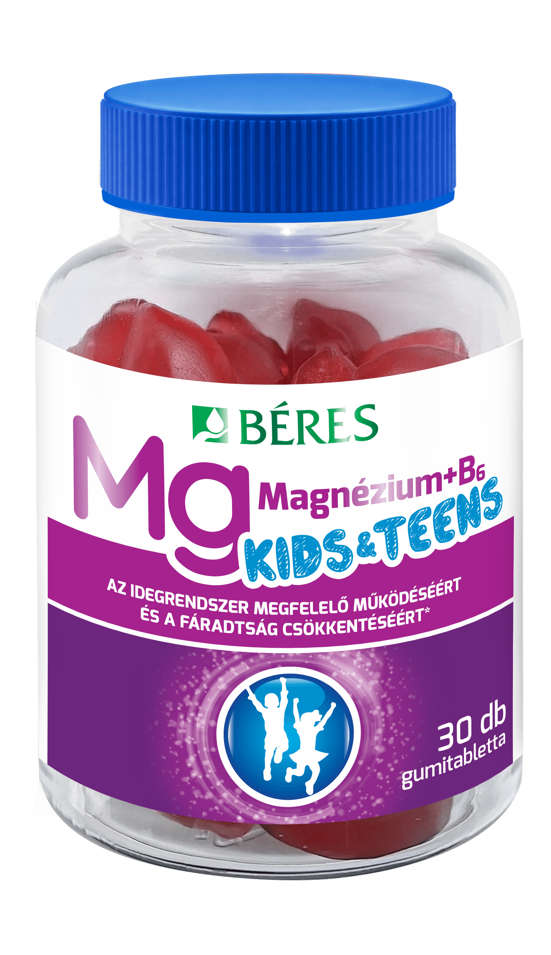 Béres magnézium+B6 kids a teen žuvacie tabletky 30 ks