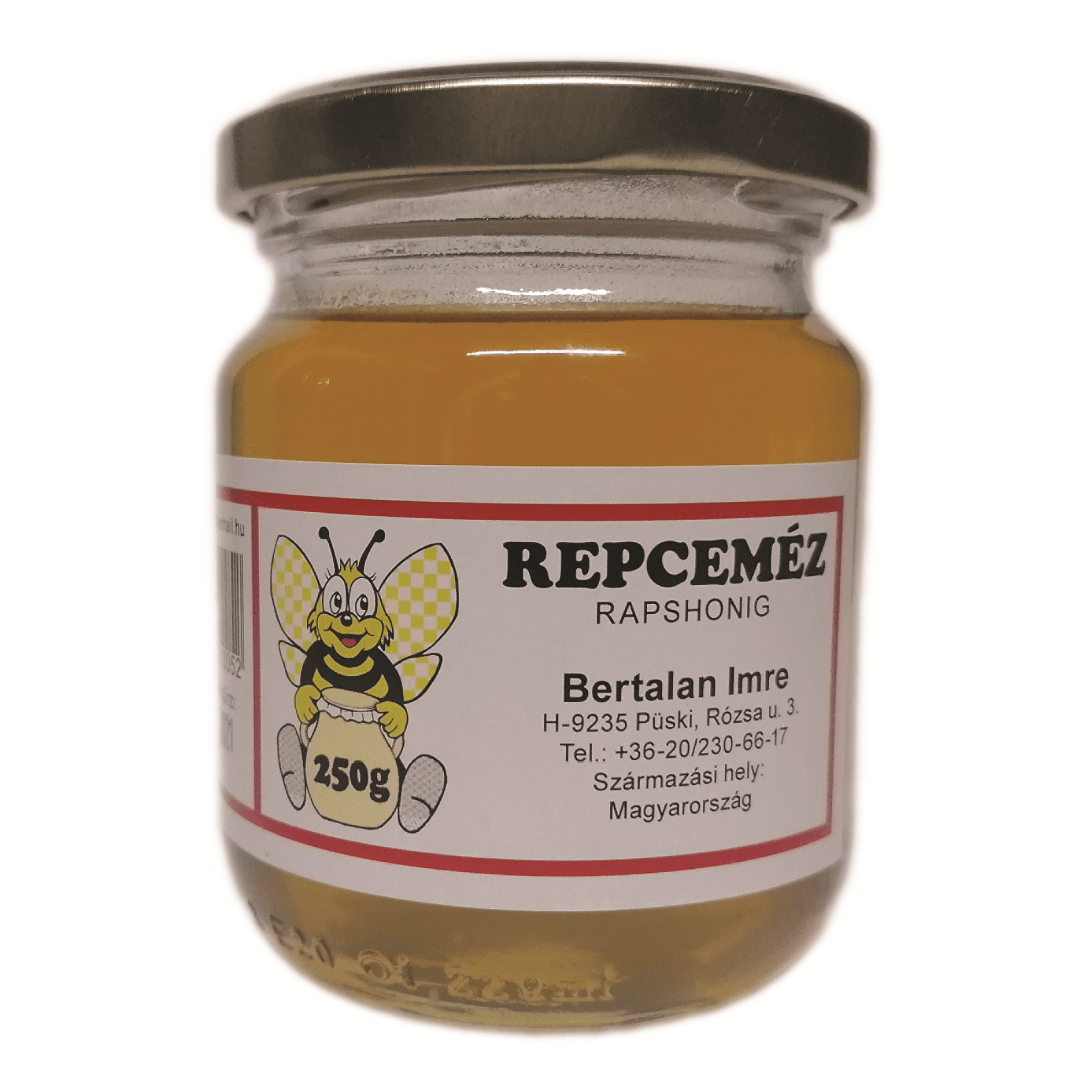 Bertalan repkový med 250 g