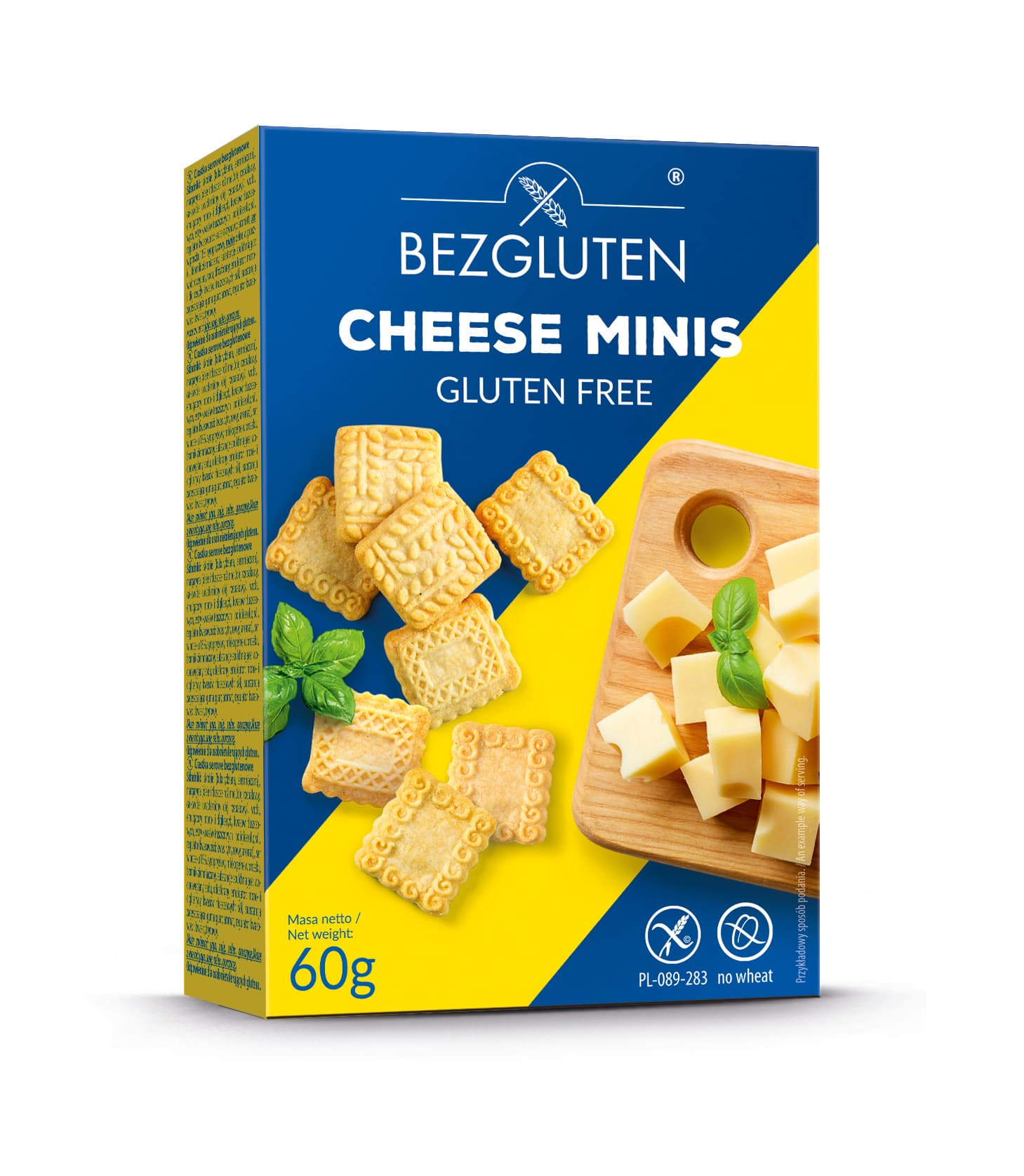 Bezgluten Syrové mini krekry 60 g
