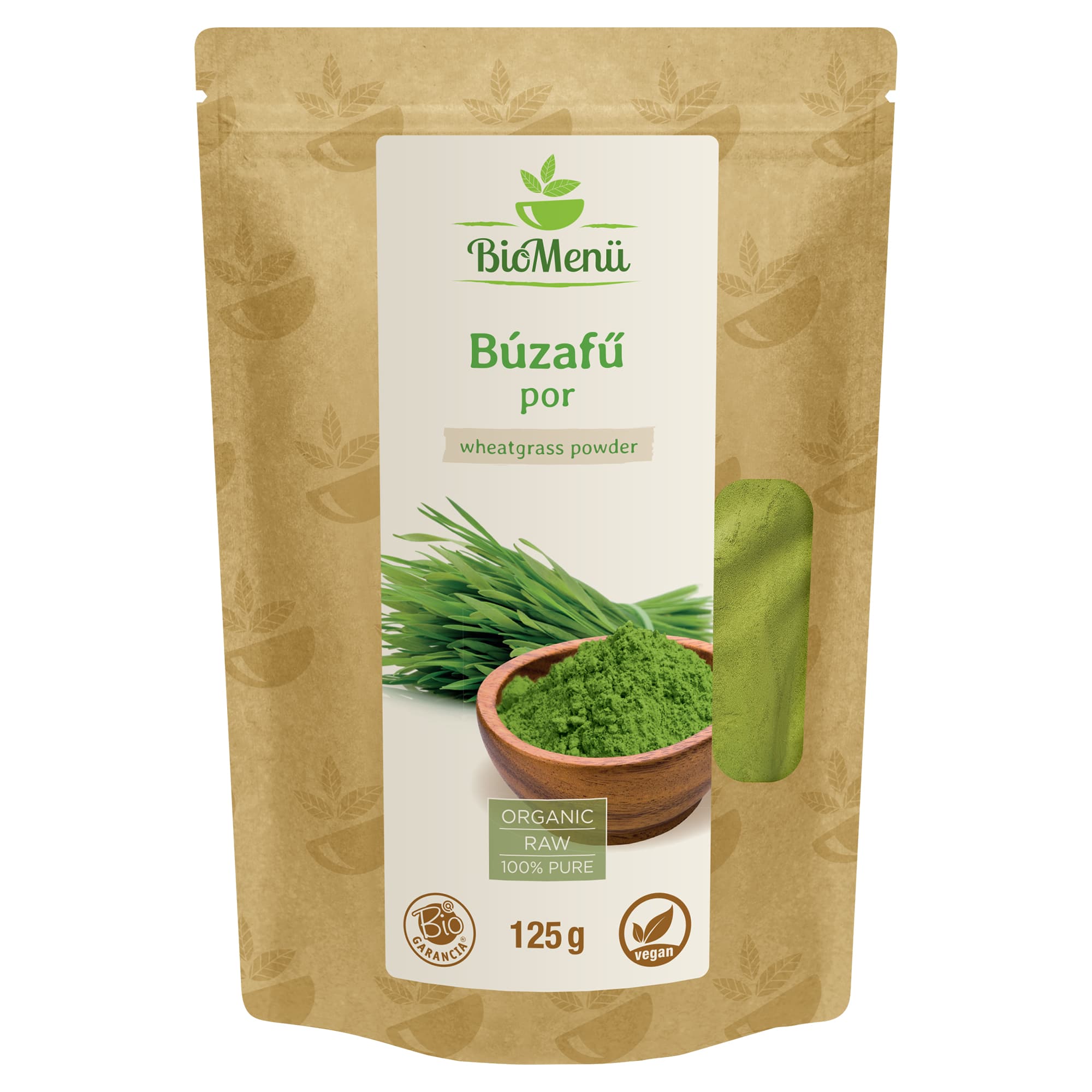 BioMenü Bio Pšeničná Tráva prášok 125 g - 42885
