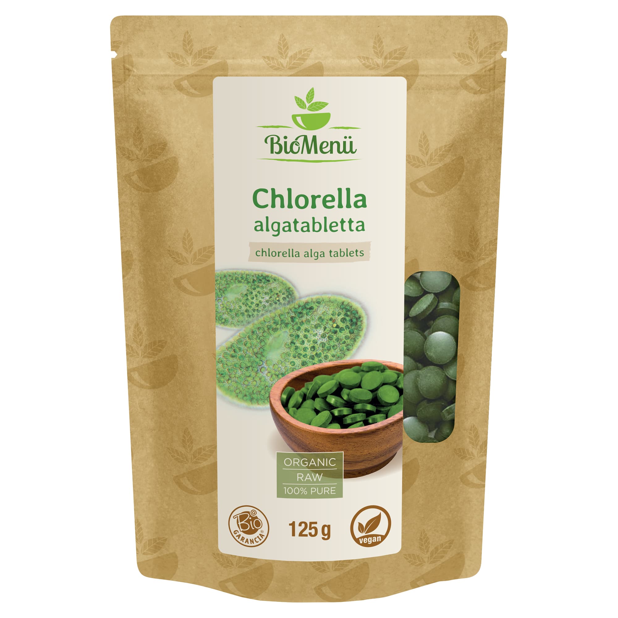 BioMenü bio chlorella tableta 125 g