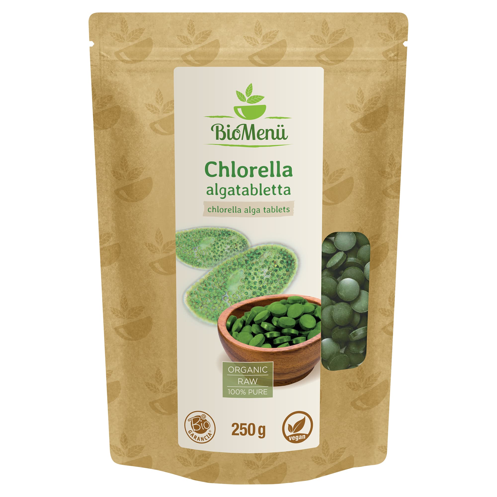 Bio Menü Chlorella detoxikačné tablety 250 g - 42899