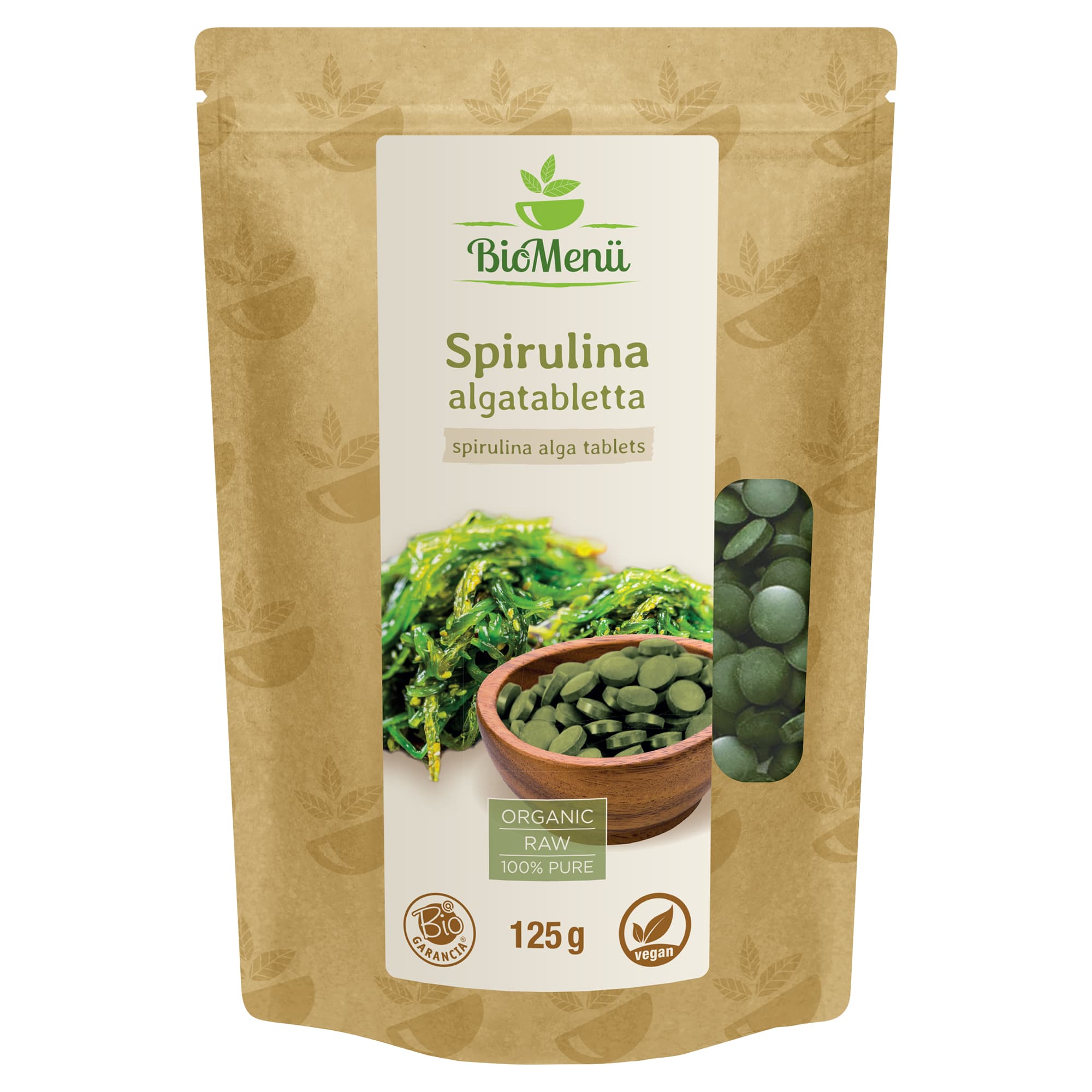 Biomenü Bio Spirulina Tabletta 125 g