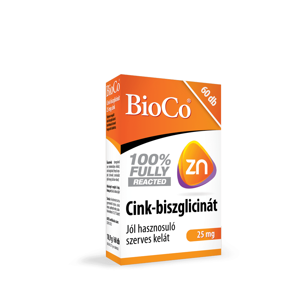 BioCo Zinok bisglycinát 25 mg 60 tabliet - 94486