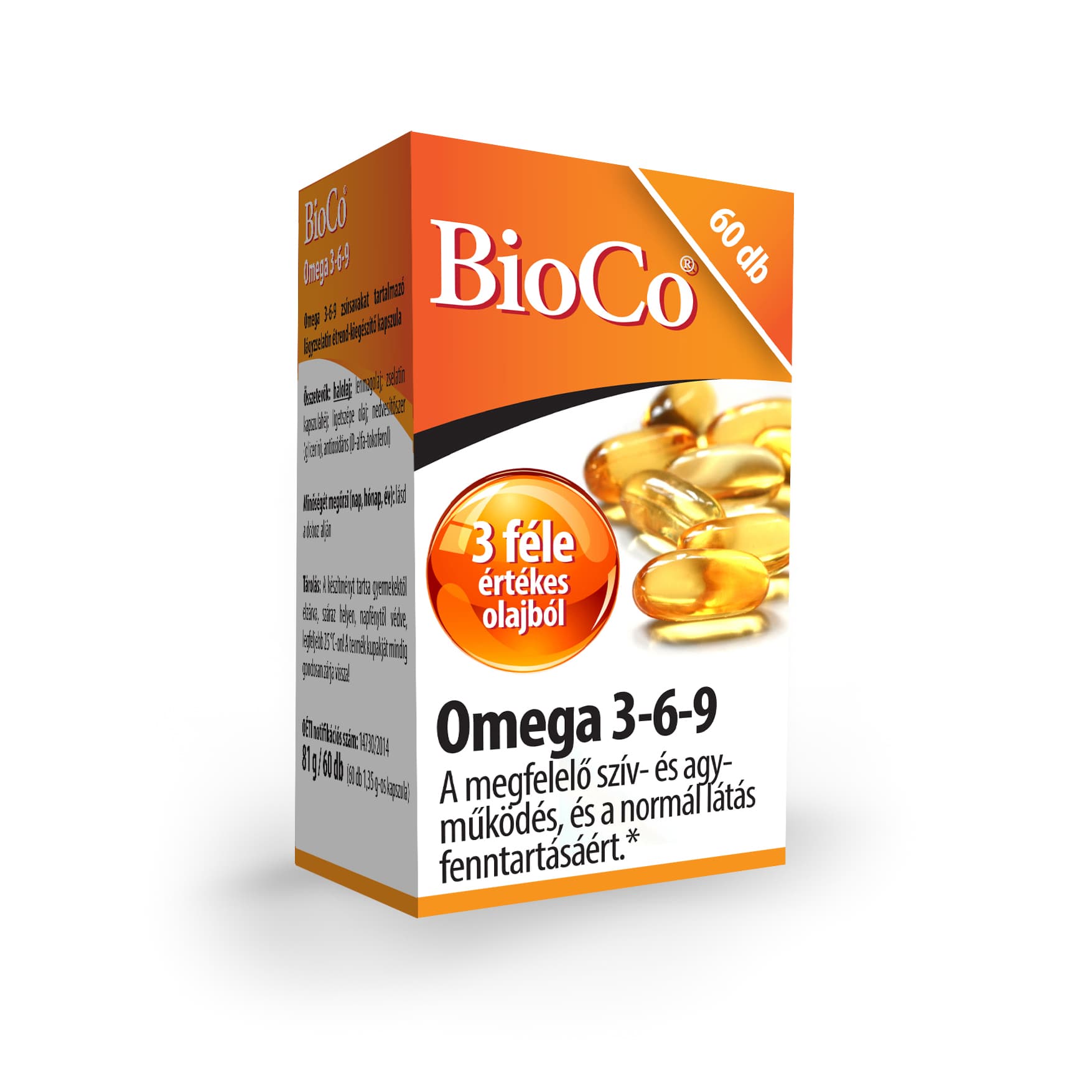 Bioco omega 3-6-9 kapsula 60 ks