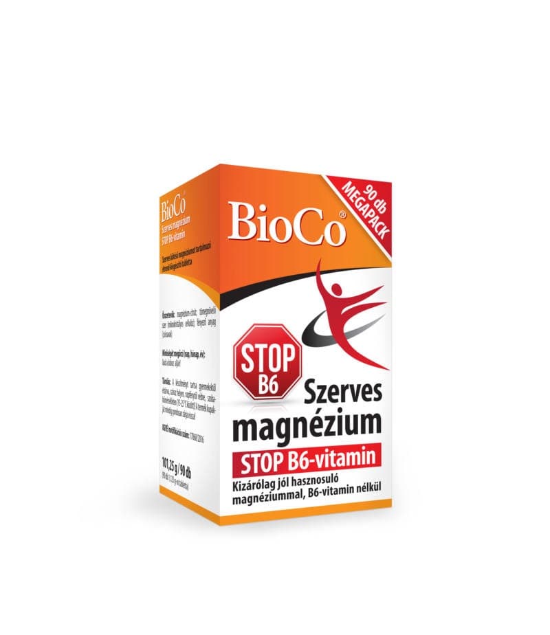 Bioco organická horčík stop B6-vitamin 90 ks