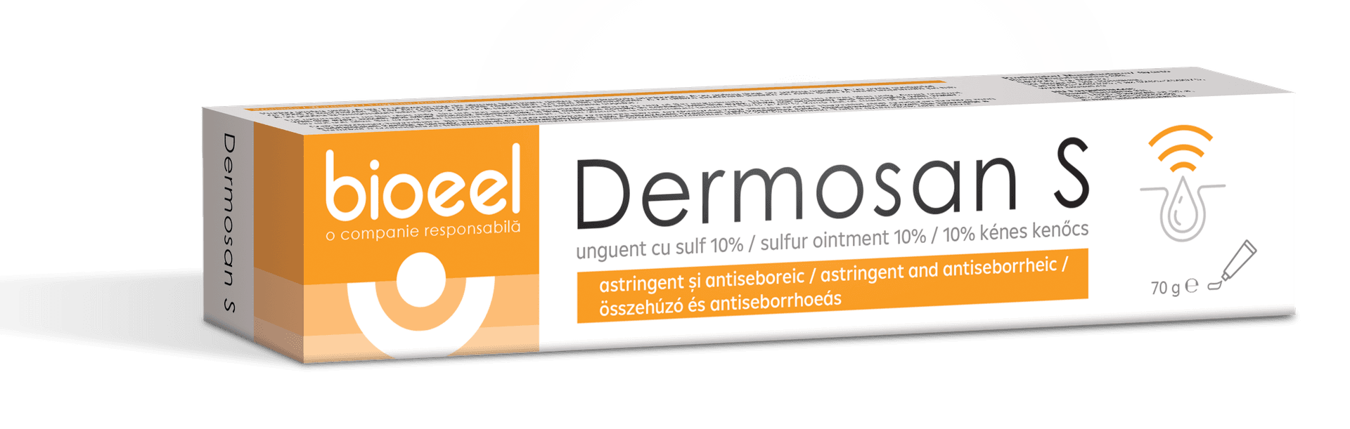 Dermosan S masť so sírou 10% 70g - 95837