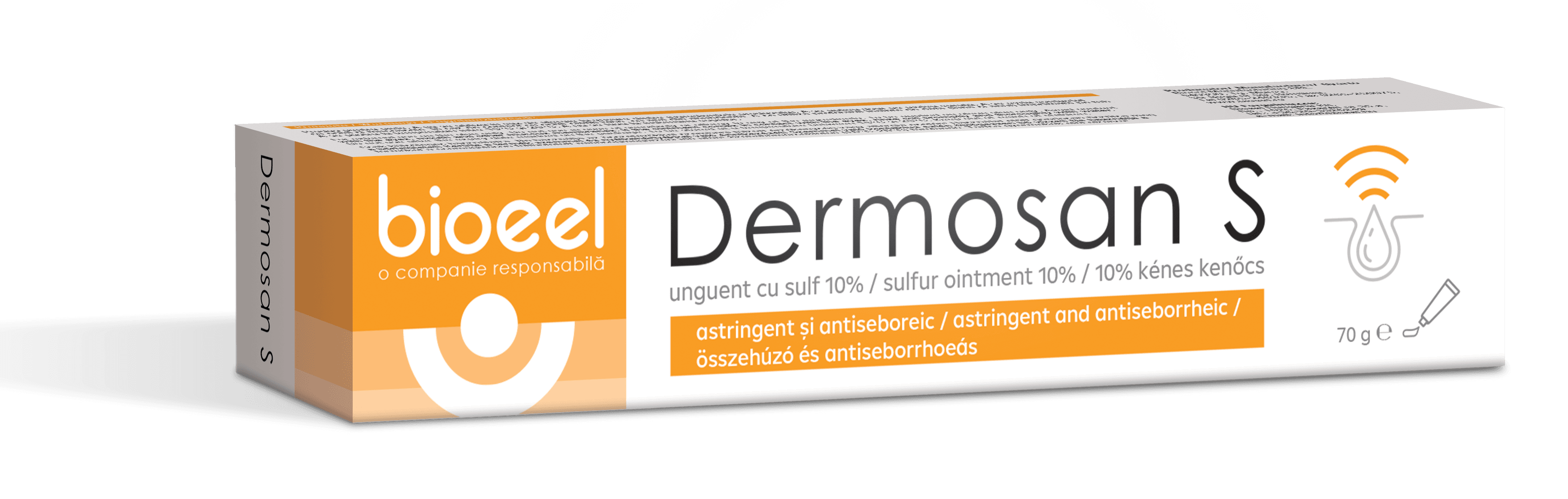 Dermosan S masť so sírou 10% 70g - 95837