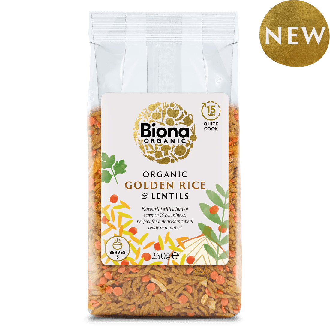 Biona bio zlatá ryža a šošovica 250 g
