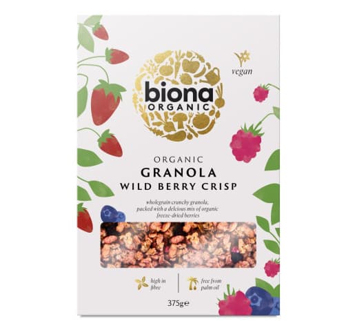 Biona bio granola s lesným ovocím 375 g
