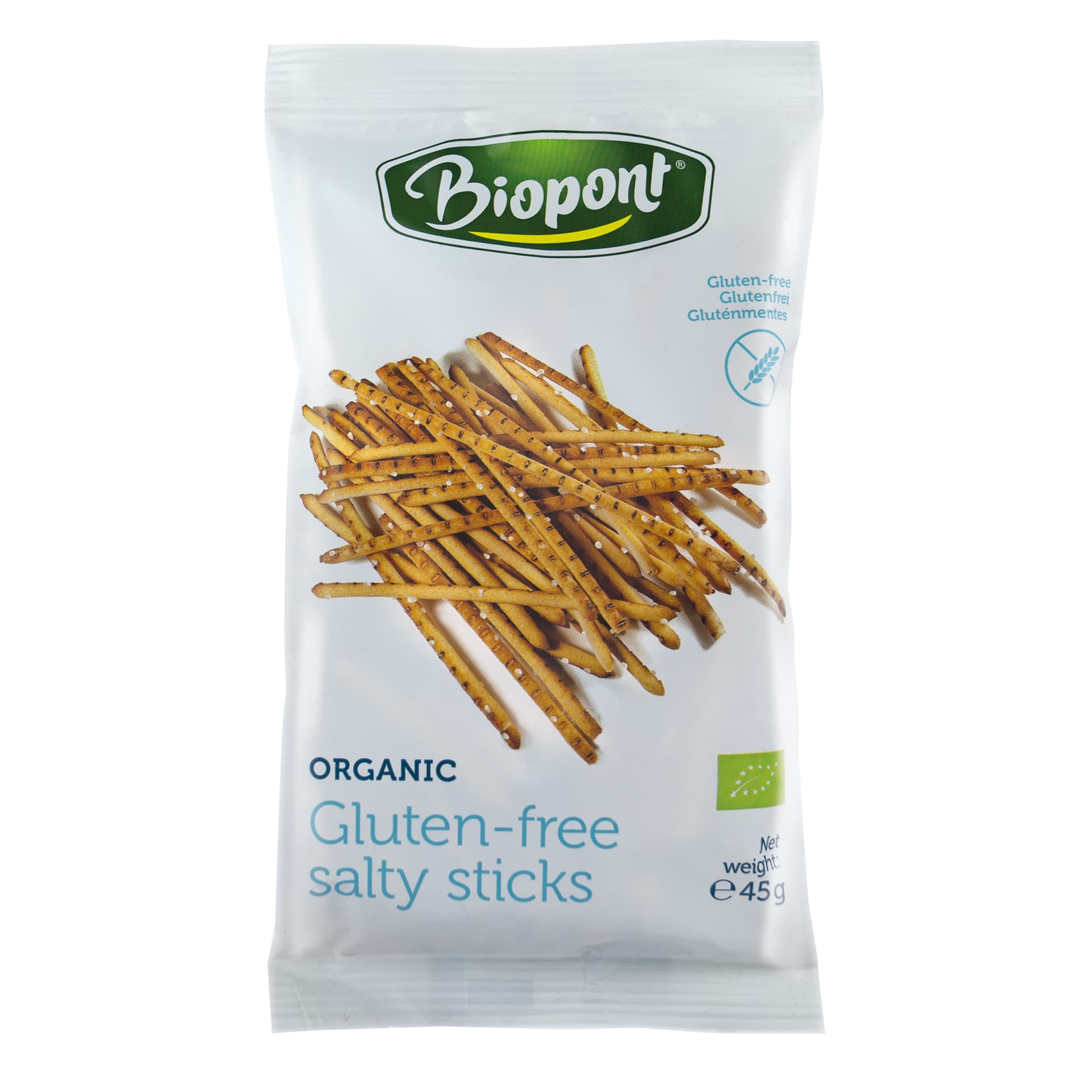 Biopont bio bezlepkové slané tyčinky dekorsó 45 g
