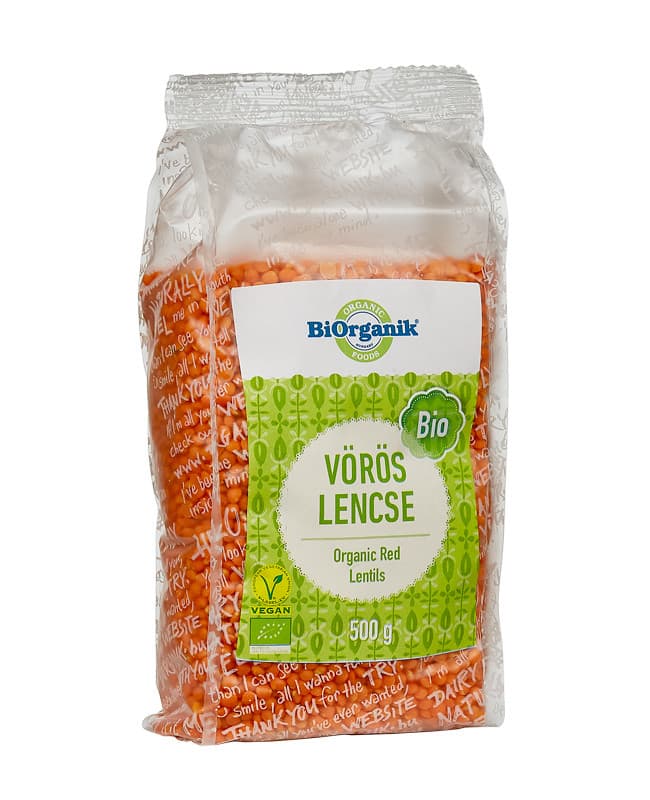Biorganik červená šošovica 500 g
