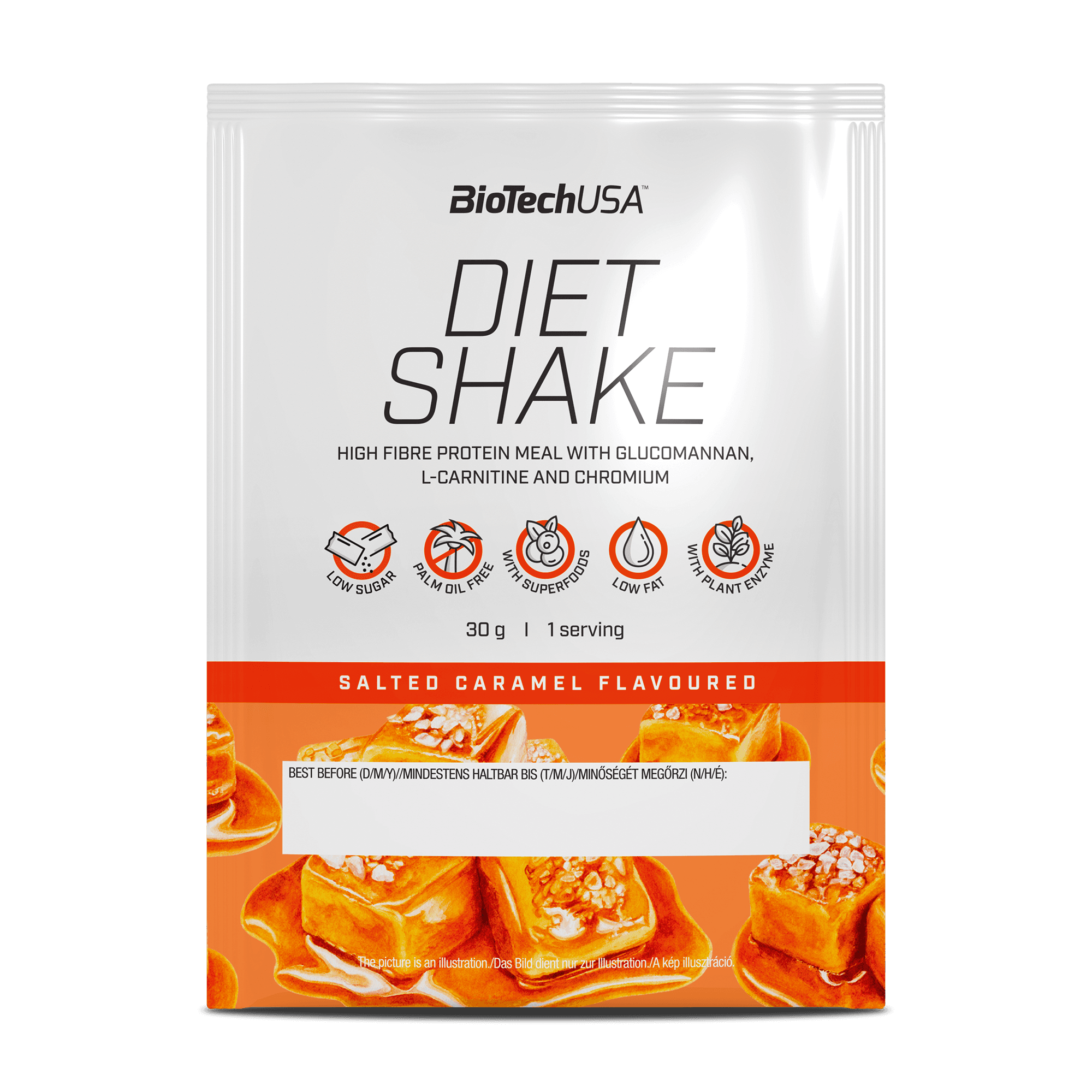 Biotech diet shake slaný karamel 30 g