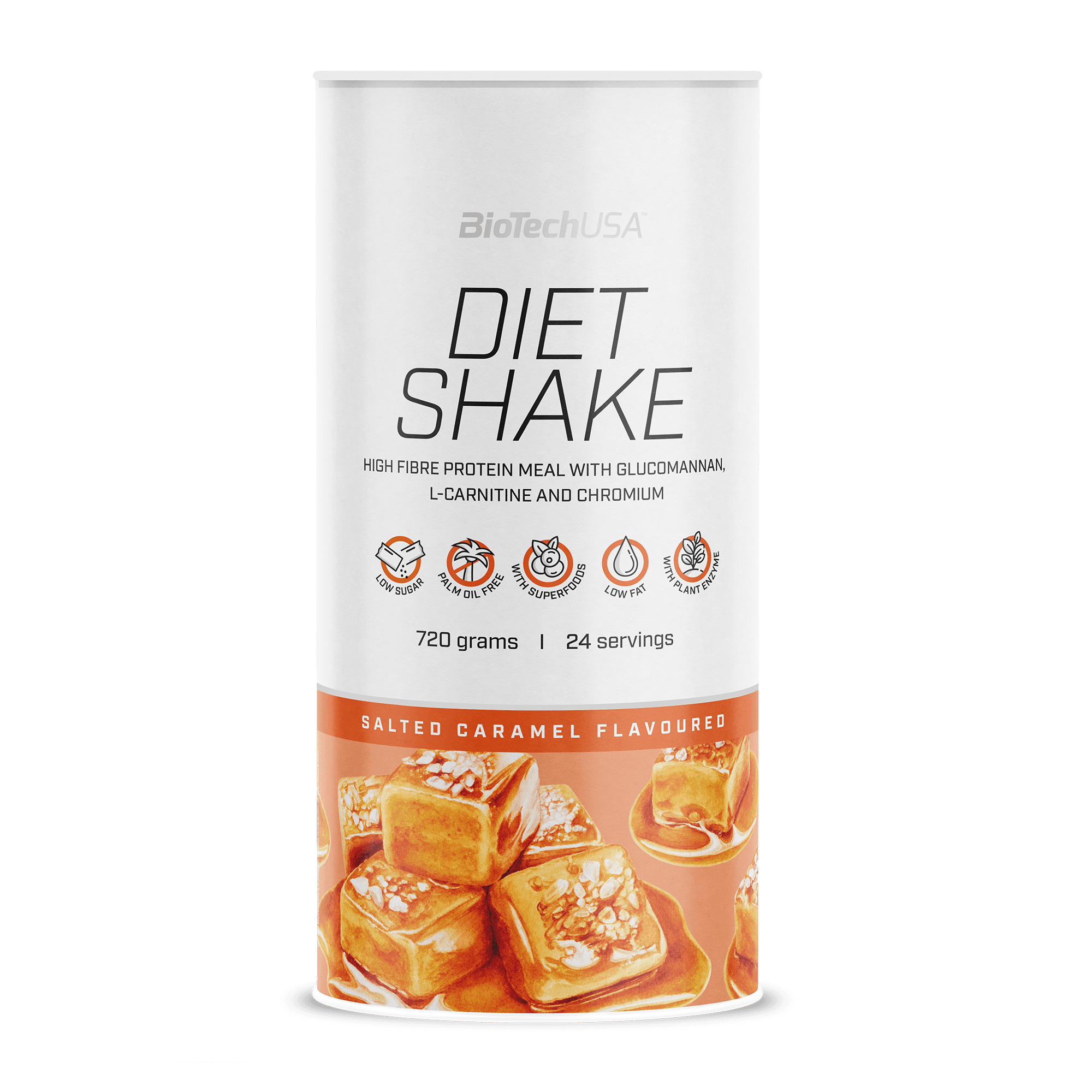 Biotech diet shake slaný karamel 720 g