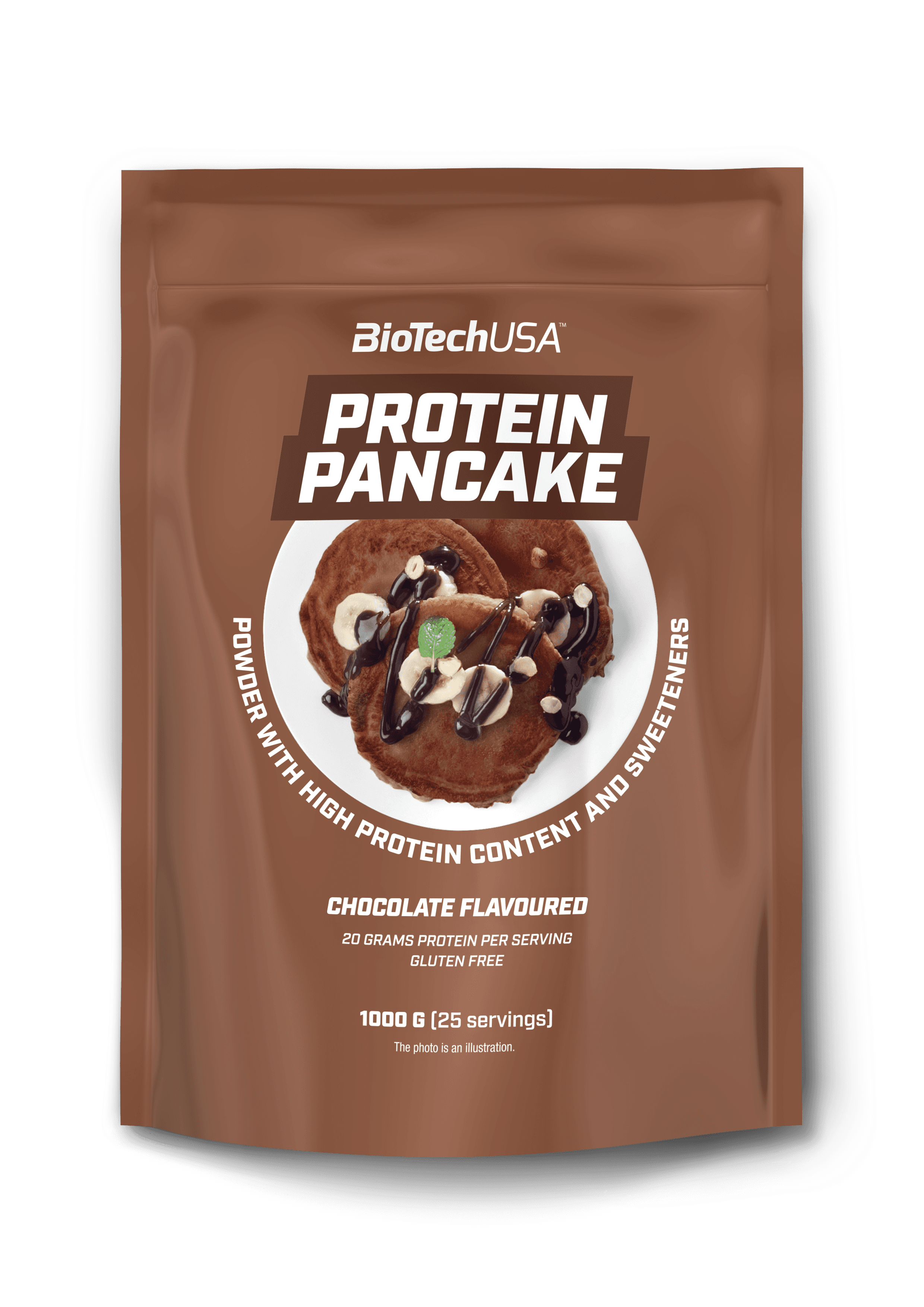 Biotech protein palacinkový prášok čokoládový 1000 g