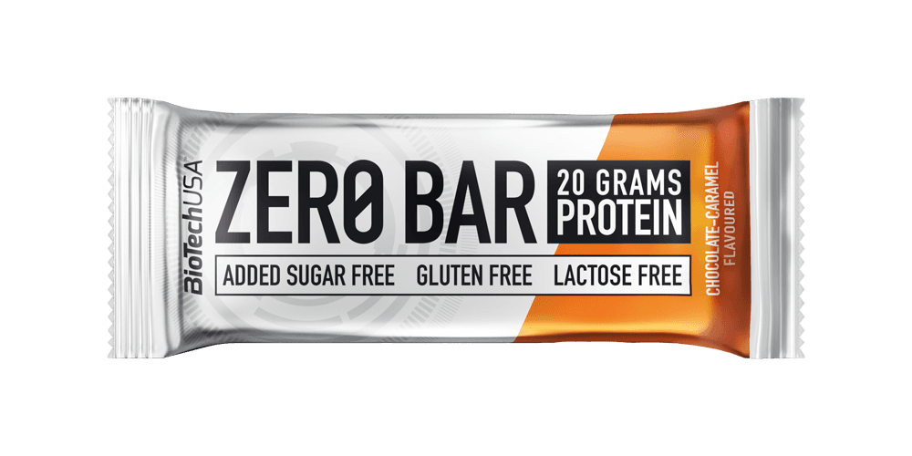 BioTechUSA Proteínová tyčinka Zero Bar, čokoláda karamel, 50 g