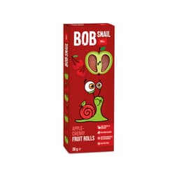 Bob Snail Jablkovo-čerešňové ovocné rolky 30 g thumbnail 1