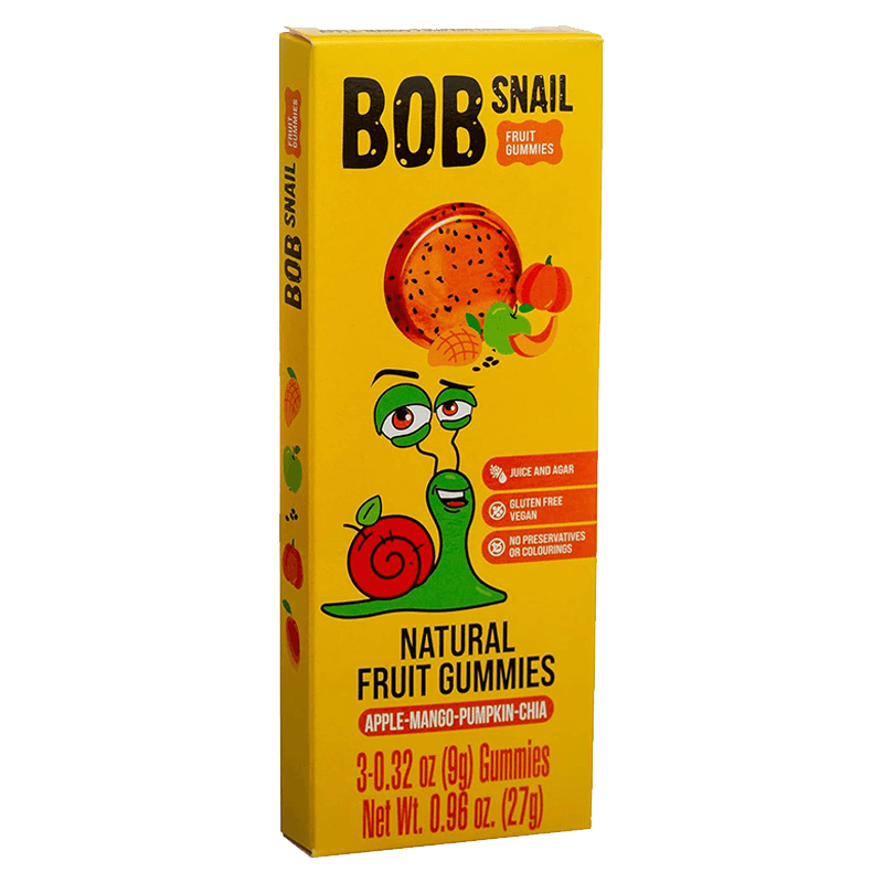 Bob Snail ovocný želé jablko-mango-pumpkin 27 g