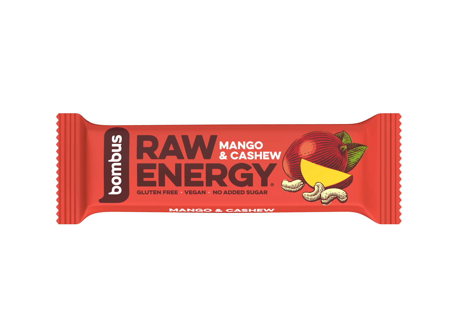 Bombus surový kúsok energy mango a kešu 50 g