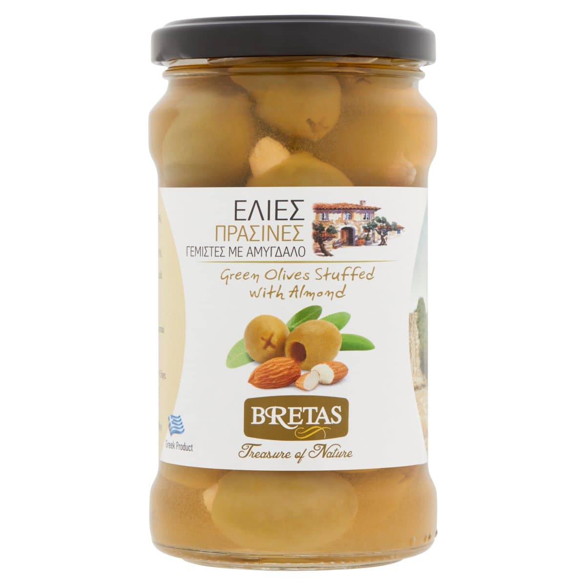 Bretas olivá V zelených mandliach plnené 314 ml